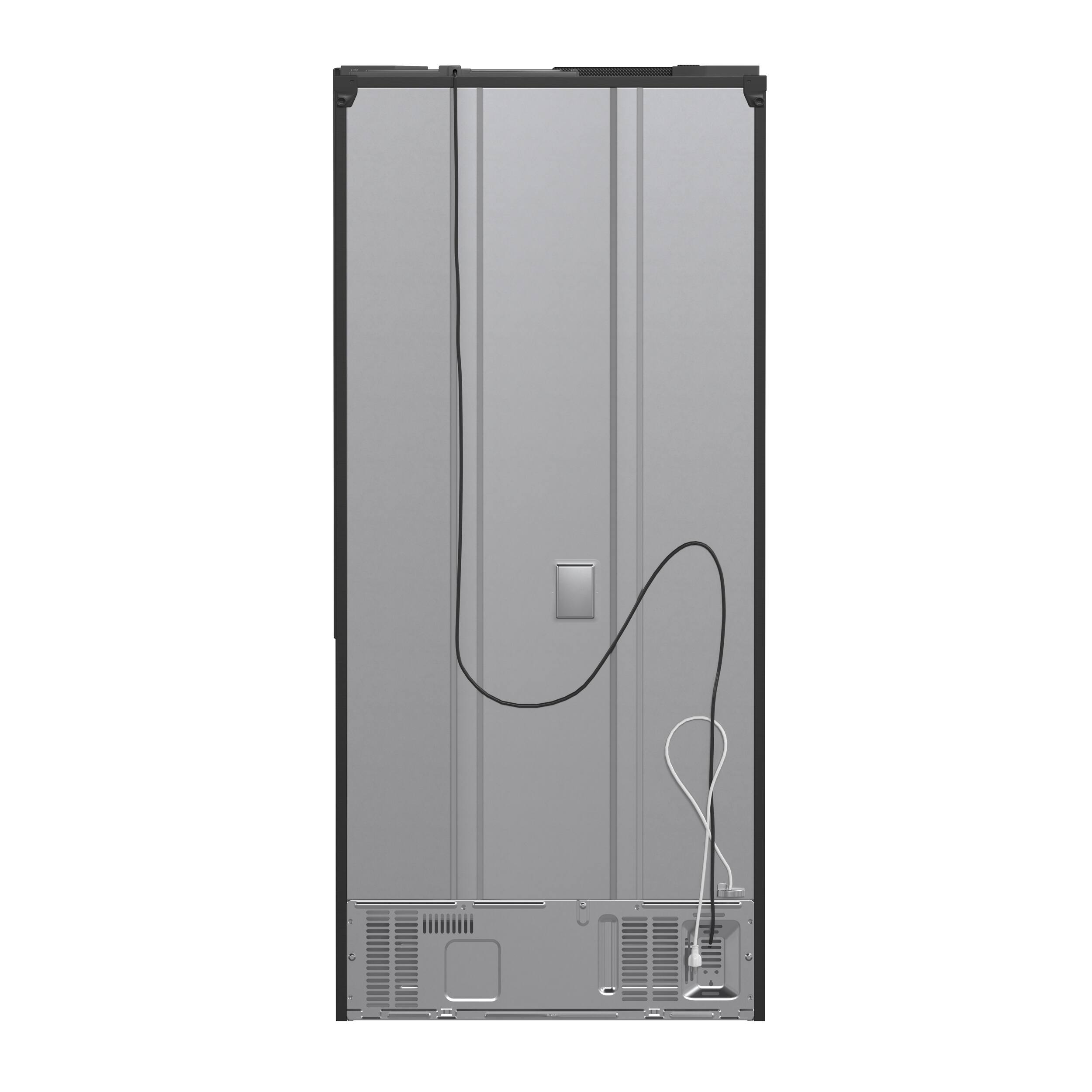 Back. Forno Appliances - Gallipoli 17.5 Cu. Ft. Freestanding French Door Refrigerator - Black.