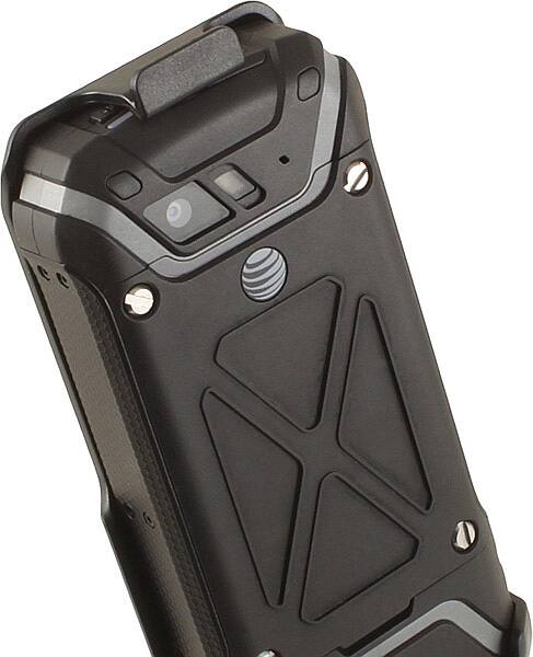 Alt View 5. Nakedcellphone - Holster Case for Sonim XP5 Phone (XP5700) - Ratchet Belt Clip Holster with Stand - Black.