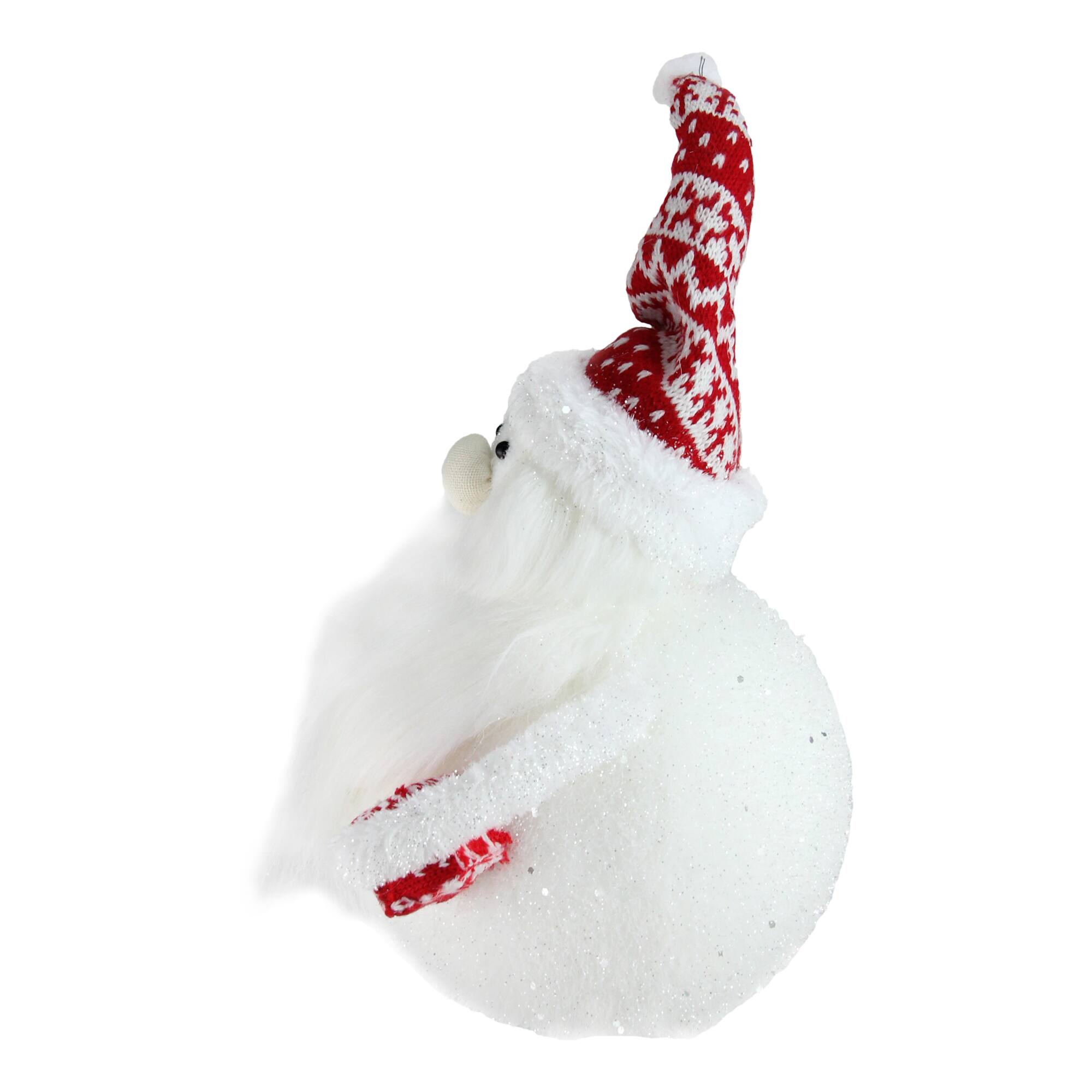 Northlight Nordic Noah Santa Gnome Christmas Figure 9.25" and White Red ...