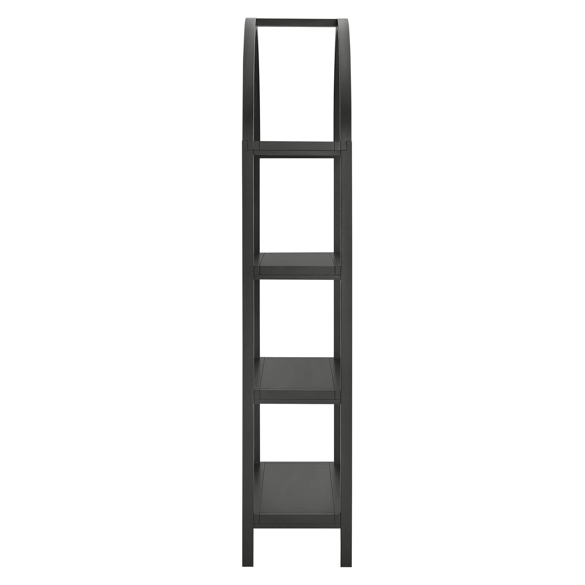 Alt View 2. Modway - Vexley 72 Inch Large Arched Bookshelf by Modway - Black.
