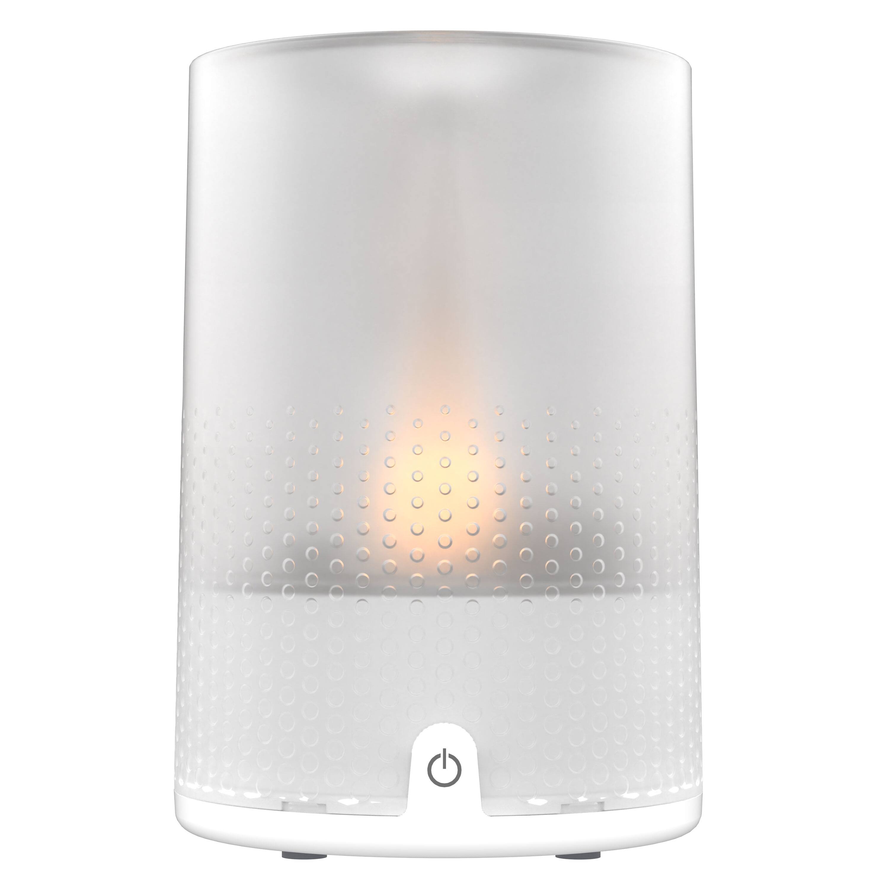 Alt View 2. Vornado - Vornado Votiv 4 Ultrasonic Humidifier with Flameless Light Touch Controls Up To 300 sq ft, 0.31-Gallon Tank - White.