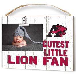 Jardine - Albright Lions 8'' x 10'' Cutest Little Weathered Logo Clip Photo Frame - White