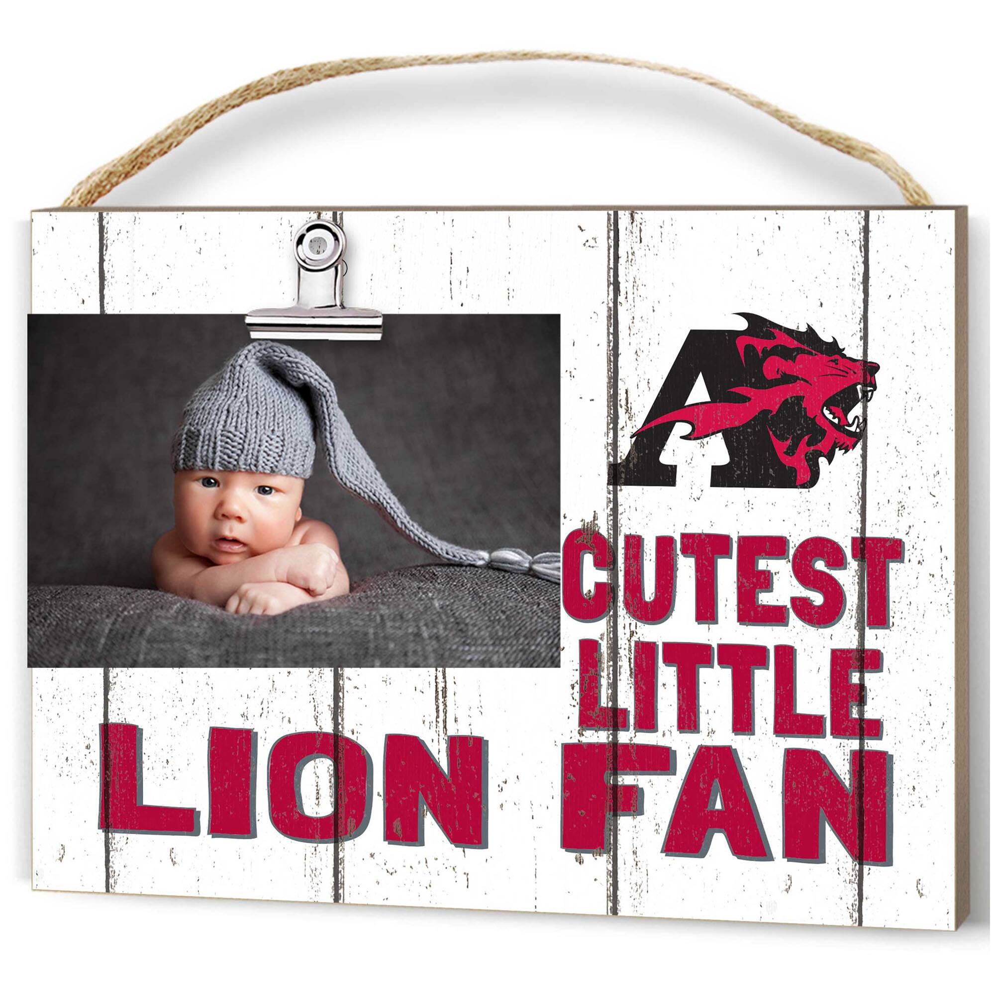 Albright Lions 8'' x 10'' Cutest Little Weathered Logo Clip Photo Frame