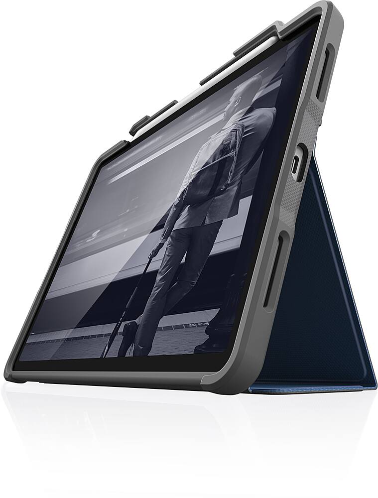 Alt View 15. STM - Dux Plus case for 11" iPad Pro (2nd Gen/1st Gen) - Midnight Blue.