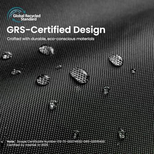 Global Recycled Standard GRS-Certified Design  
Crafted with durable, eco-conscious materials  

Note: Scope Certificate Number ITS-TE-00074632-GRS-003516400  
Certified by Intertek in 2025
