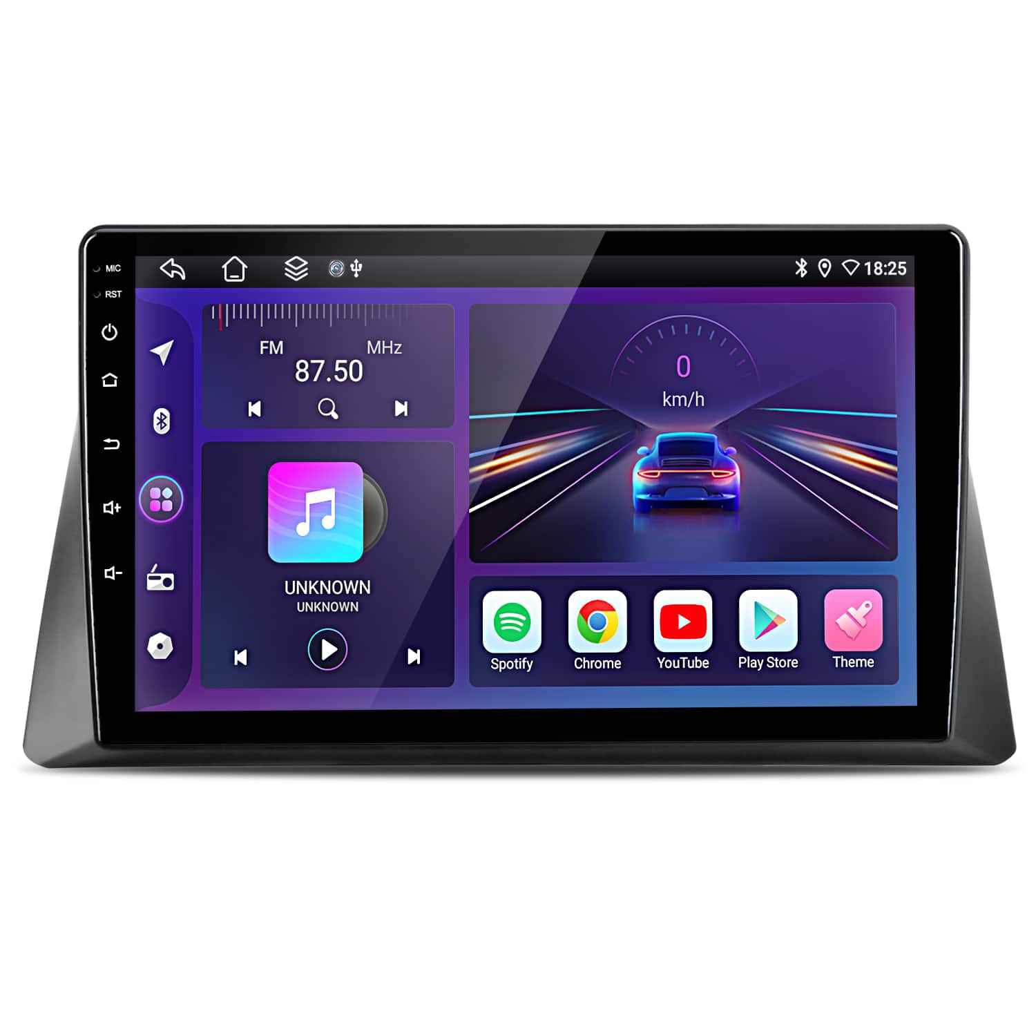 Junsun - 10" Android 15 8 Core 6+128GB For Honda Accord 2008-2012 carplay Car Stereo Radio GPS Nav WIFI RDS SWC Bluetooth FM - Black