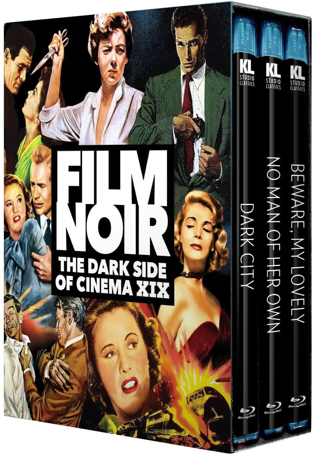 Film Noir: The Dark Side Of Cinema XIX (Dark City / No Man of Her Own / Beware, My Lovely)  - BLU-RAY
