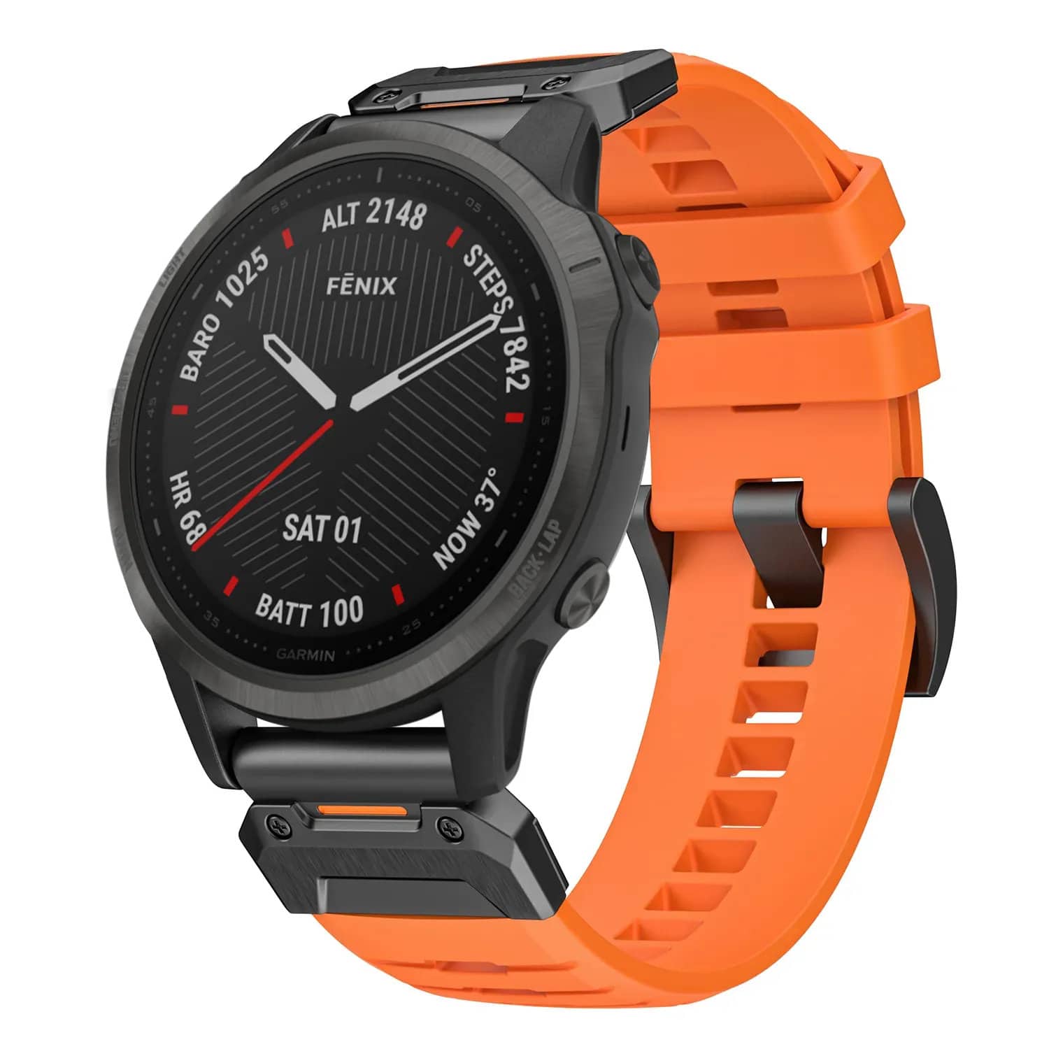 StrapsCo - Elite FKM Strap QuickFit 22 Watch Band For Garmin Fenix 6 - Blaze price history on PriceWatchPro