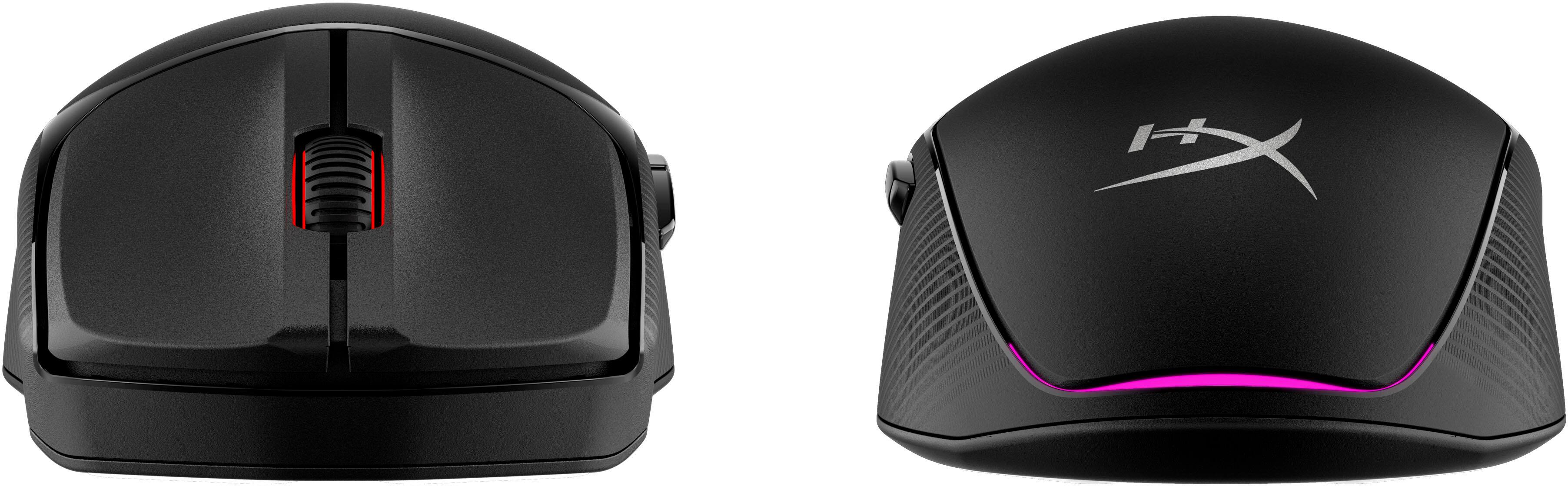 Alt View 8. HyperX - Pulsefire Fuse Lightweight Wireless Optical Gaming Mouse with RGB Lighting - Black.