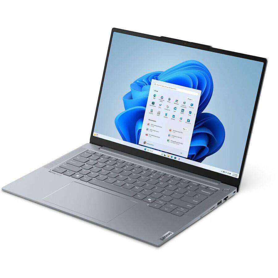 Alt View 3. Lenovo - Lenovo ThinkBook 21LD000WUS 14.5" Notebook - WQXGA - Intel Core Ultra 5 125H - 16 GB - 512 GB SSD - English (US) Keyboar - Gray.