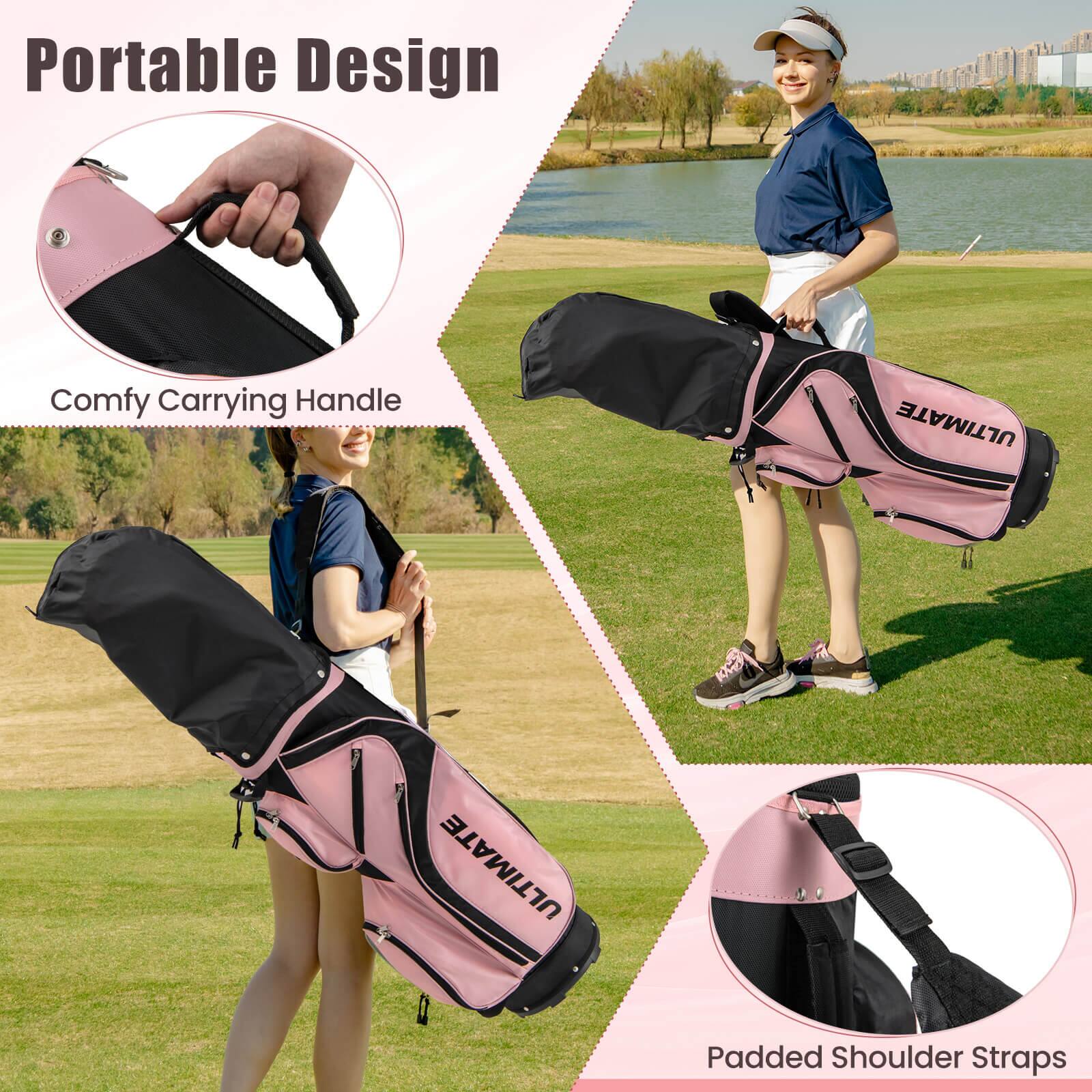 Costway Ladies Womens Complete Golf Clubs Set 10 Pieces Includes