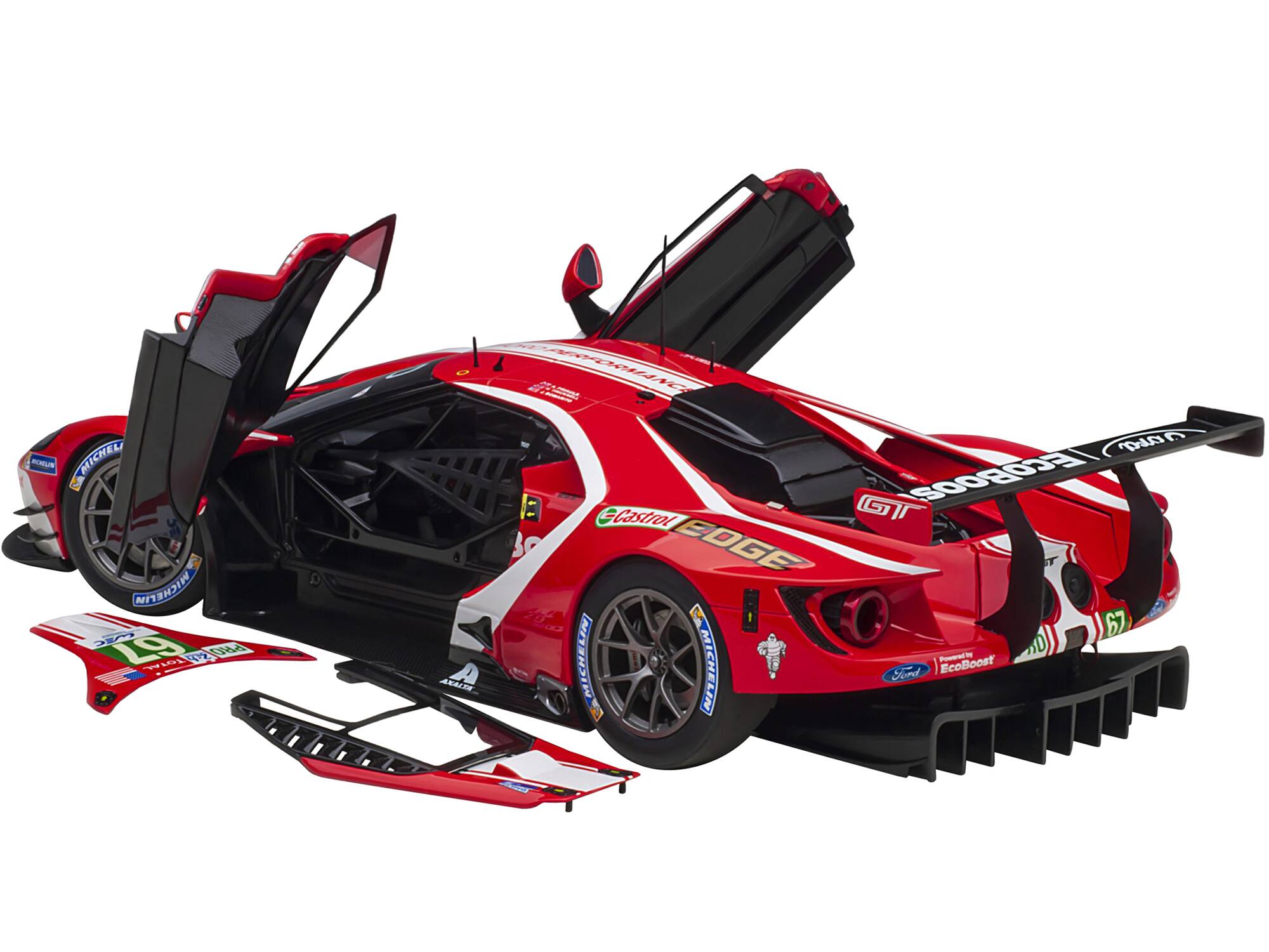 RORUN MICHELL 1 WICHEFIM 2S 36 N 1 AXAO A OVdAE I An O GT LEcoBoOS - Castrol EDGE N 67 MICHELIN Sigo MICHELIN Ford EcoBoost