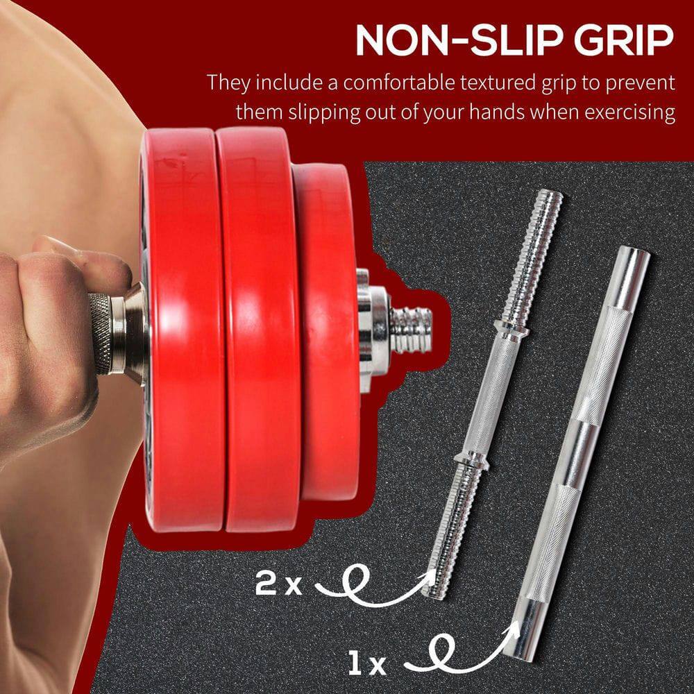NON-SLIP GRIP

They include a comfortable textured grip to prevent them slipping out of your hands when exercising

2x
1x