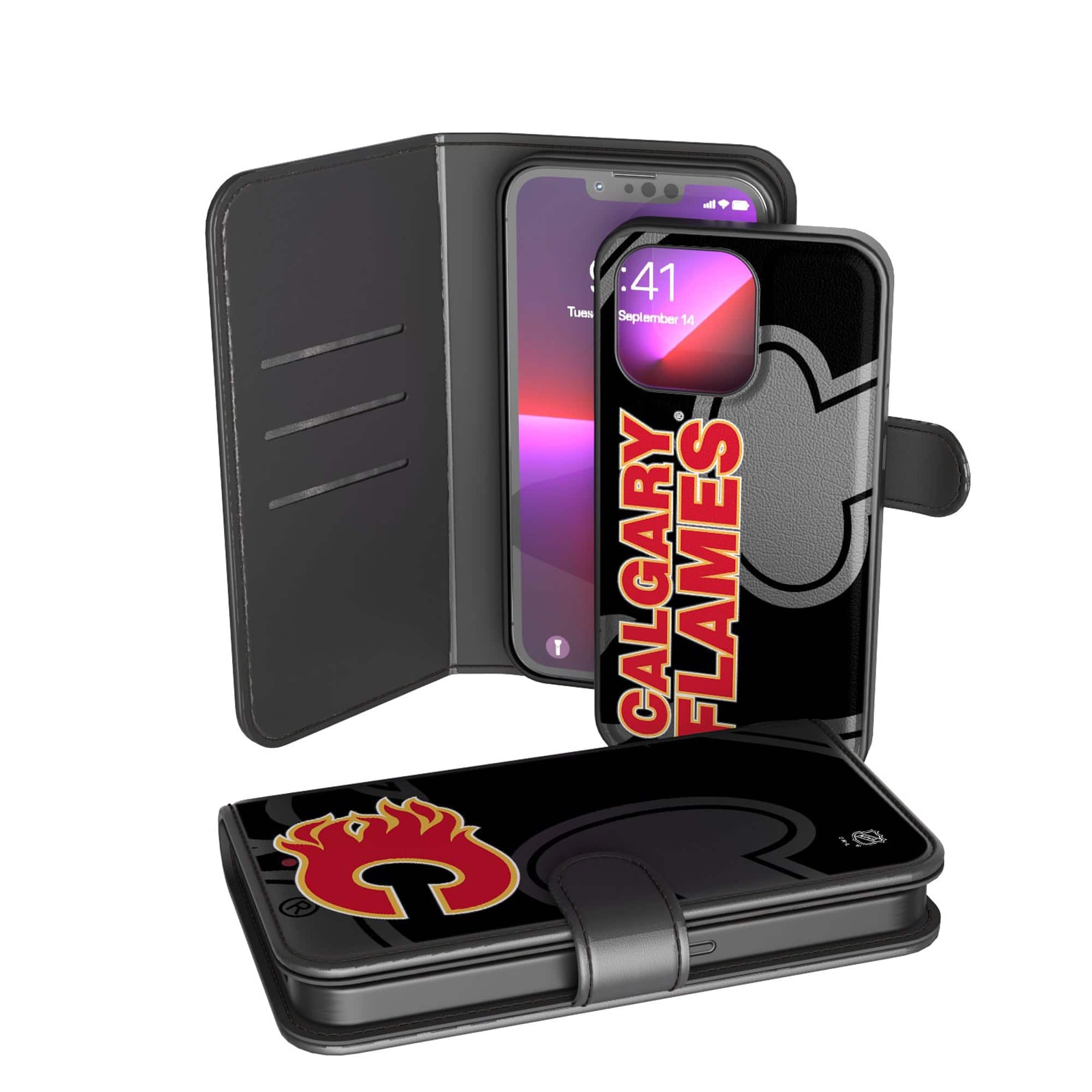 Keyscaper - NHL - Calgary Flames iPhone Wallet Case - 12/12 Pro - Multicolor price history on PriceWatchPro