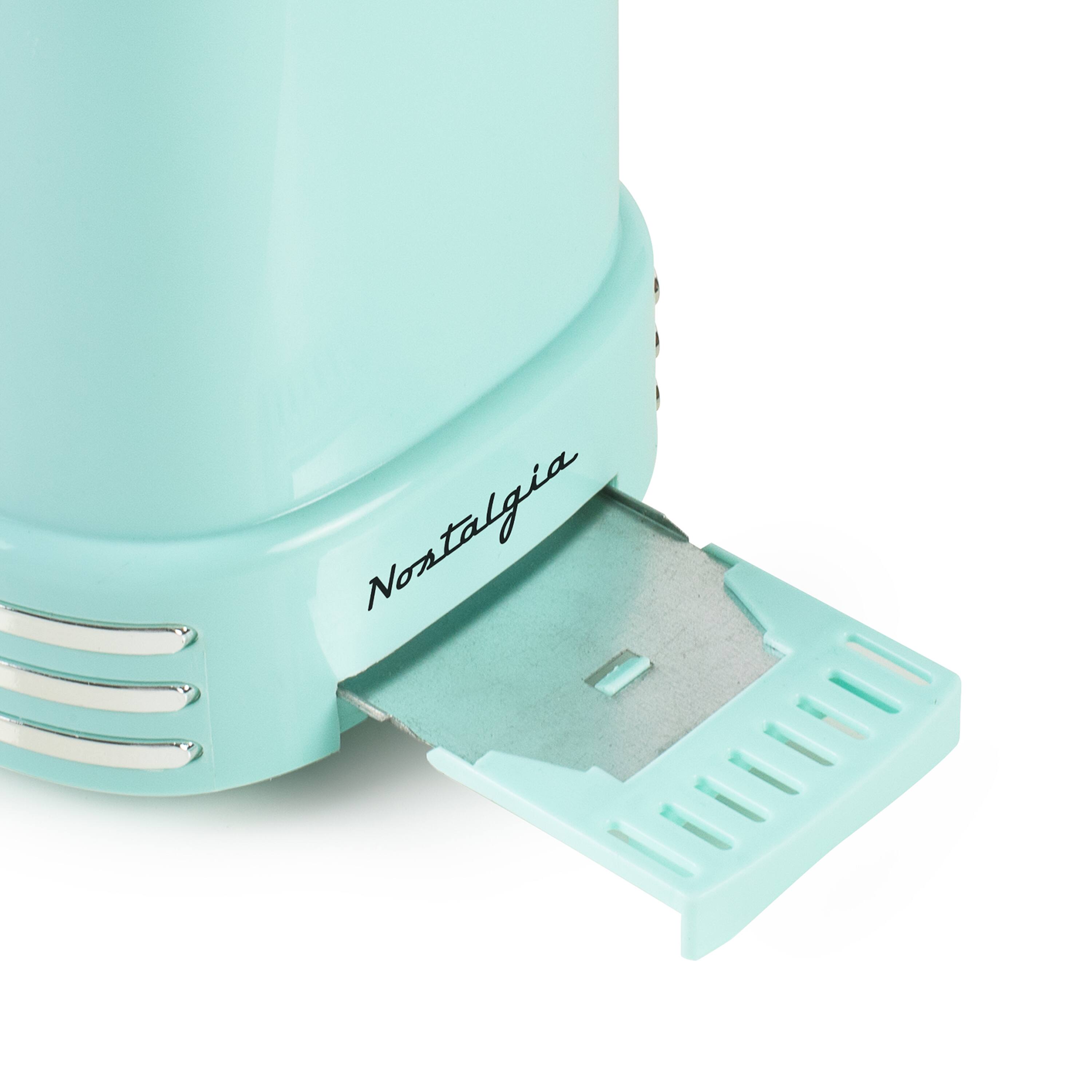 Alt View 4. Nostalgia - Retro 2-Slice Bagel Toaster - Aqua.