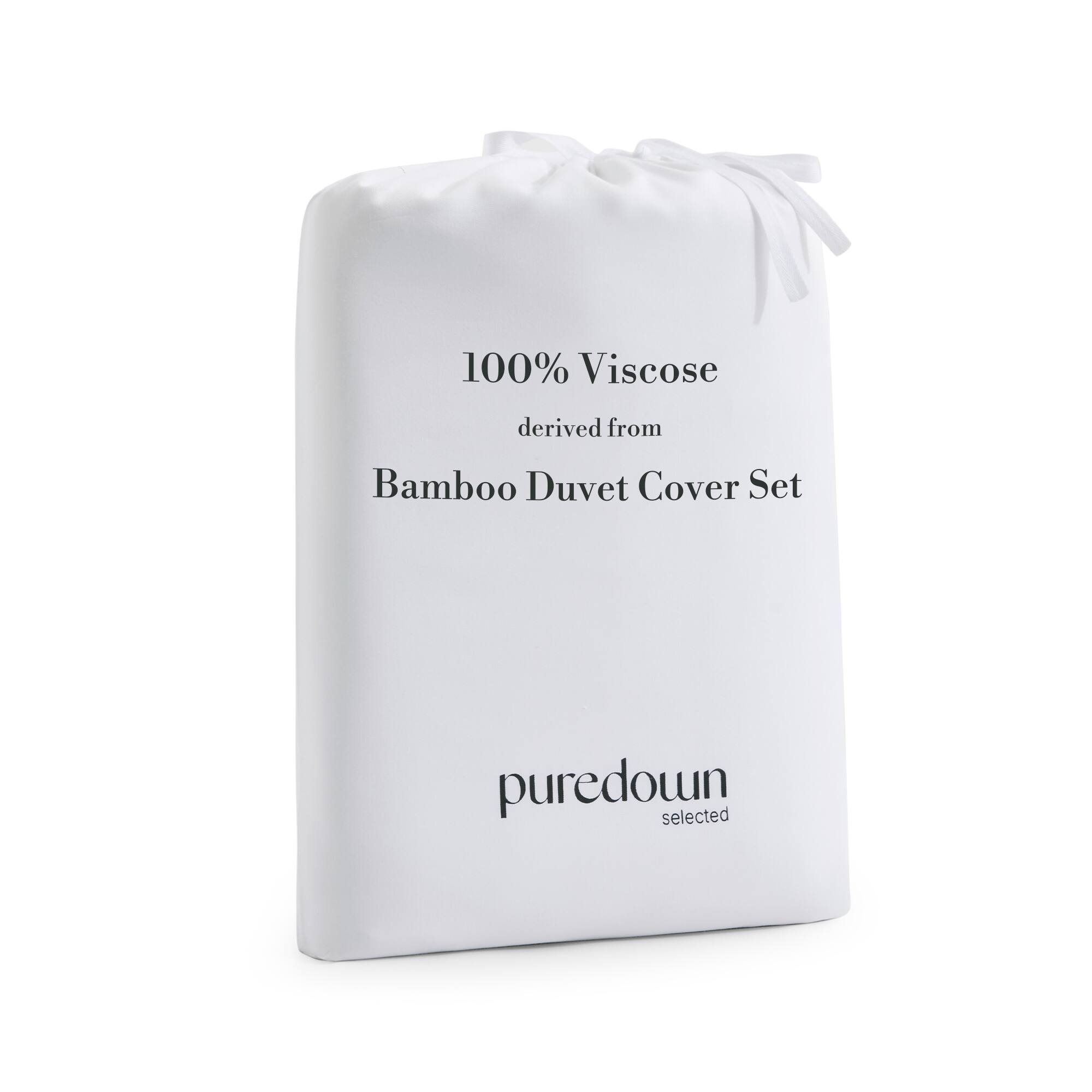 100% Viscose  
derived from  
Bamboo Duvet Cover Set  
puredown selected