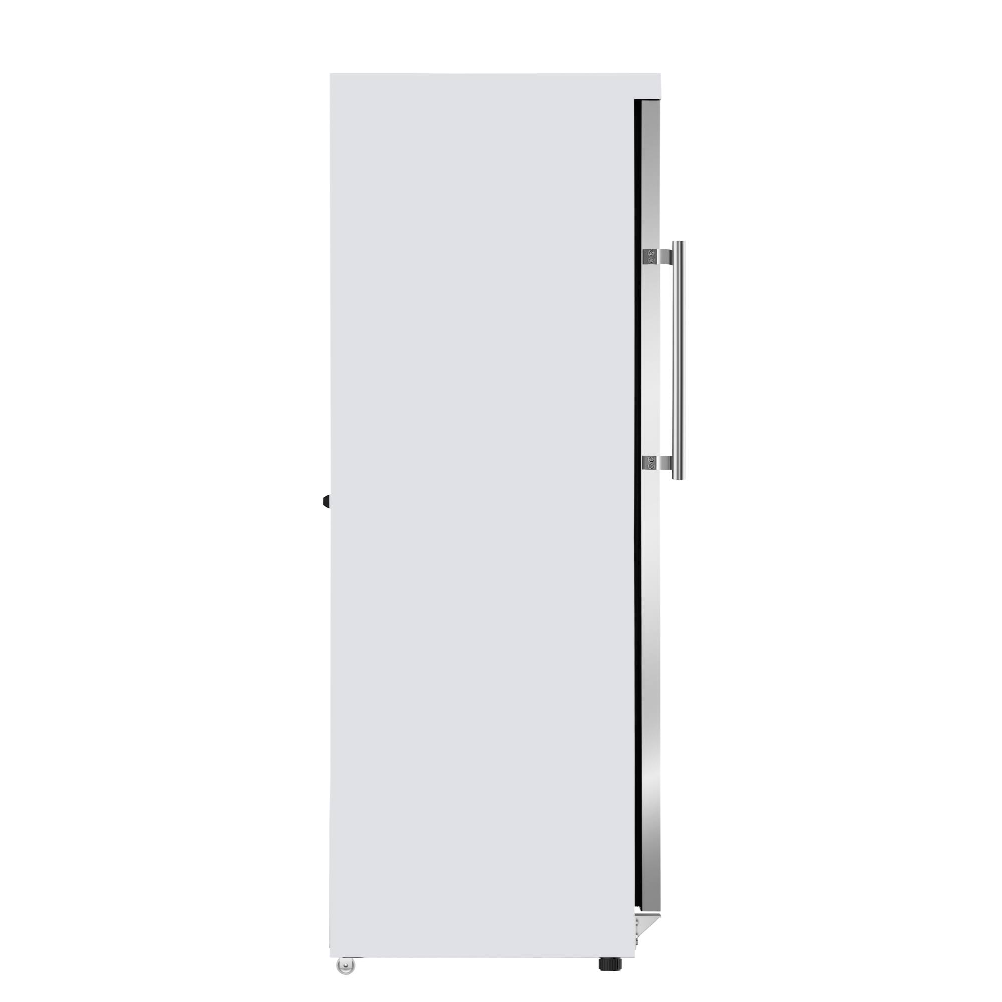 Alt View 5. Koolmore - 21 Cu. Ft. Commercial  Freezer with Glass Door in White - Manual Defrost (KM-FMD20WGD) - White.