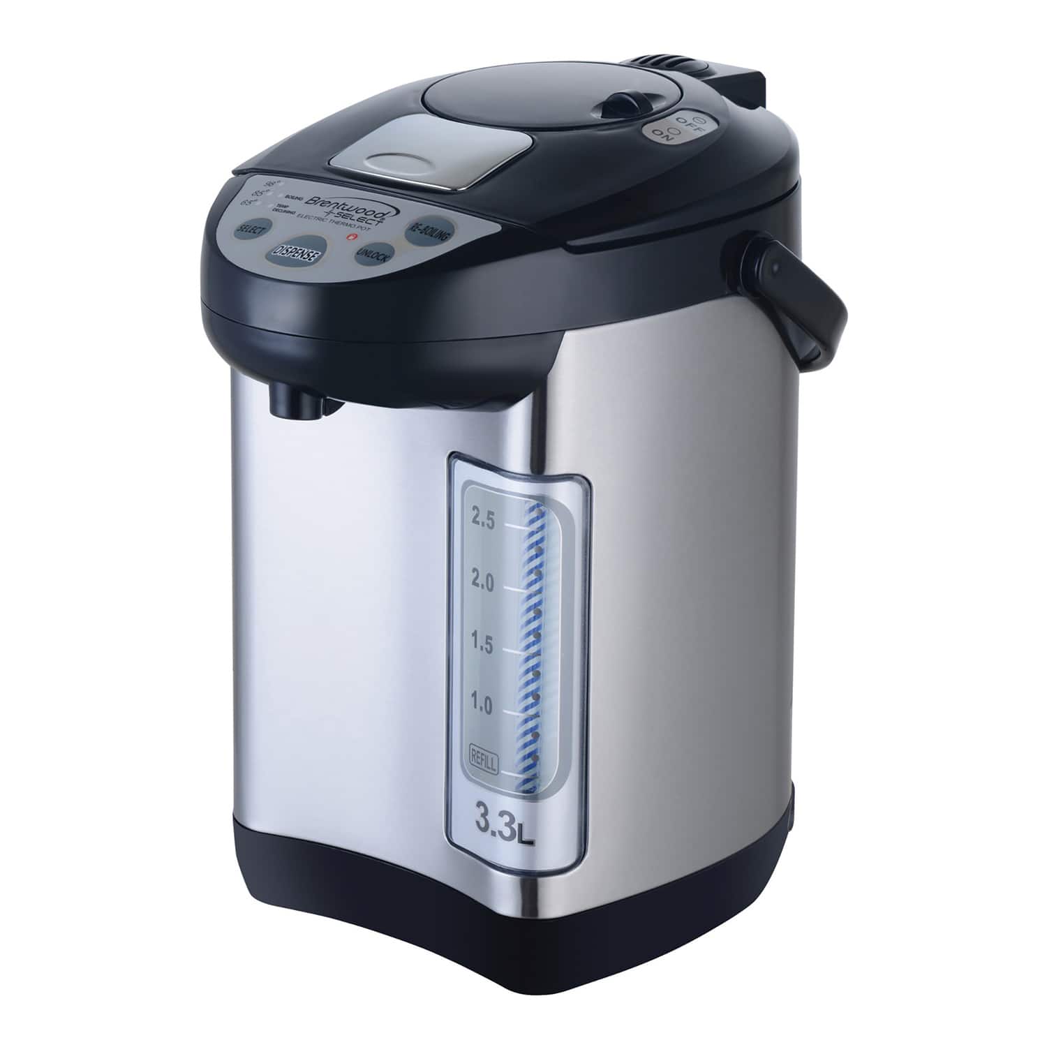 Brentwood - Select Kt-33bs Electric Instant Hot Water Dispenser (3.3 Liter) - Silver