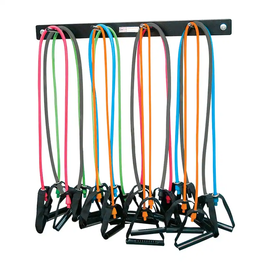 Power Systems Wall Mounted Rack, Compact Gym Accessory Organizer for ...