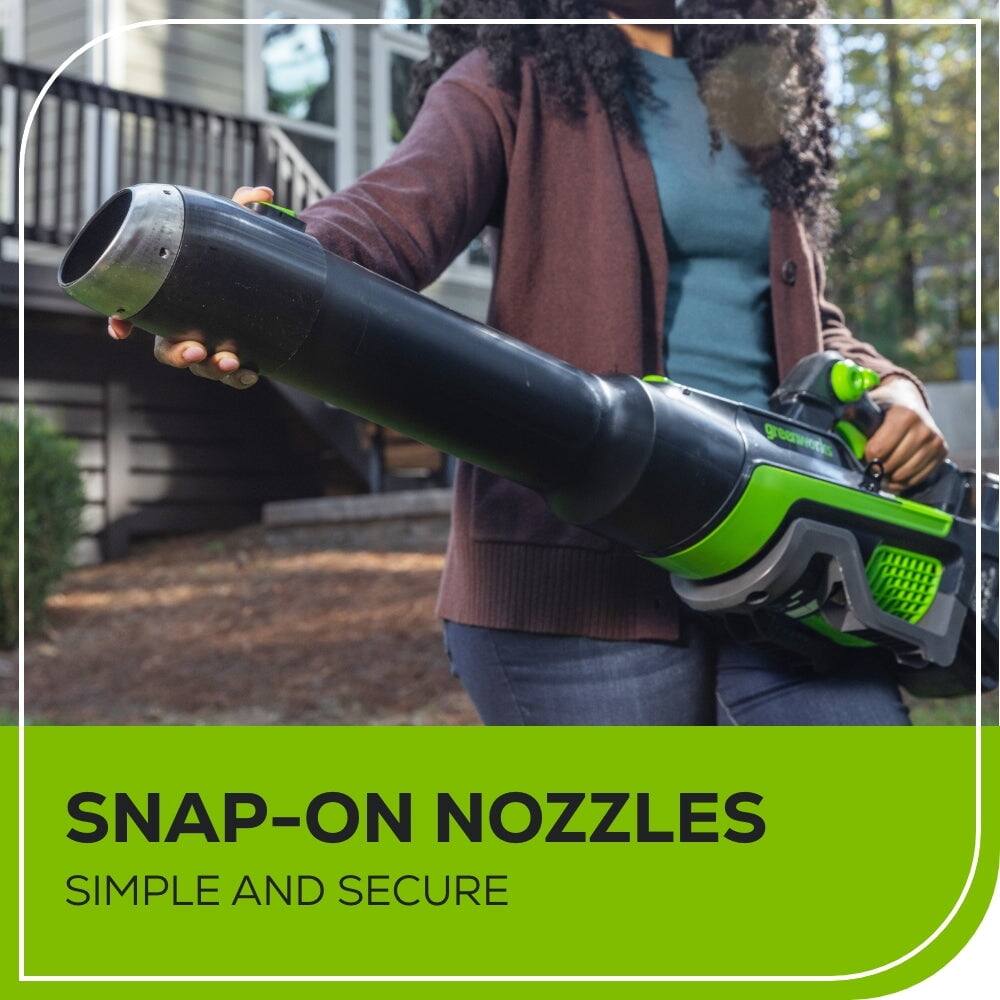 SNAP-ON NOZZLES  
SIMPLE AND SECURE