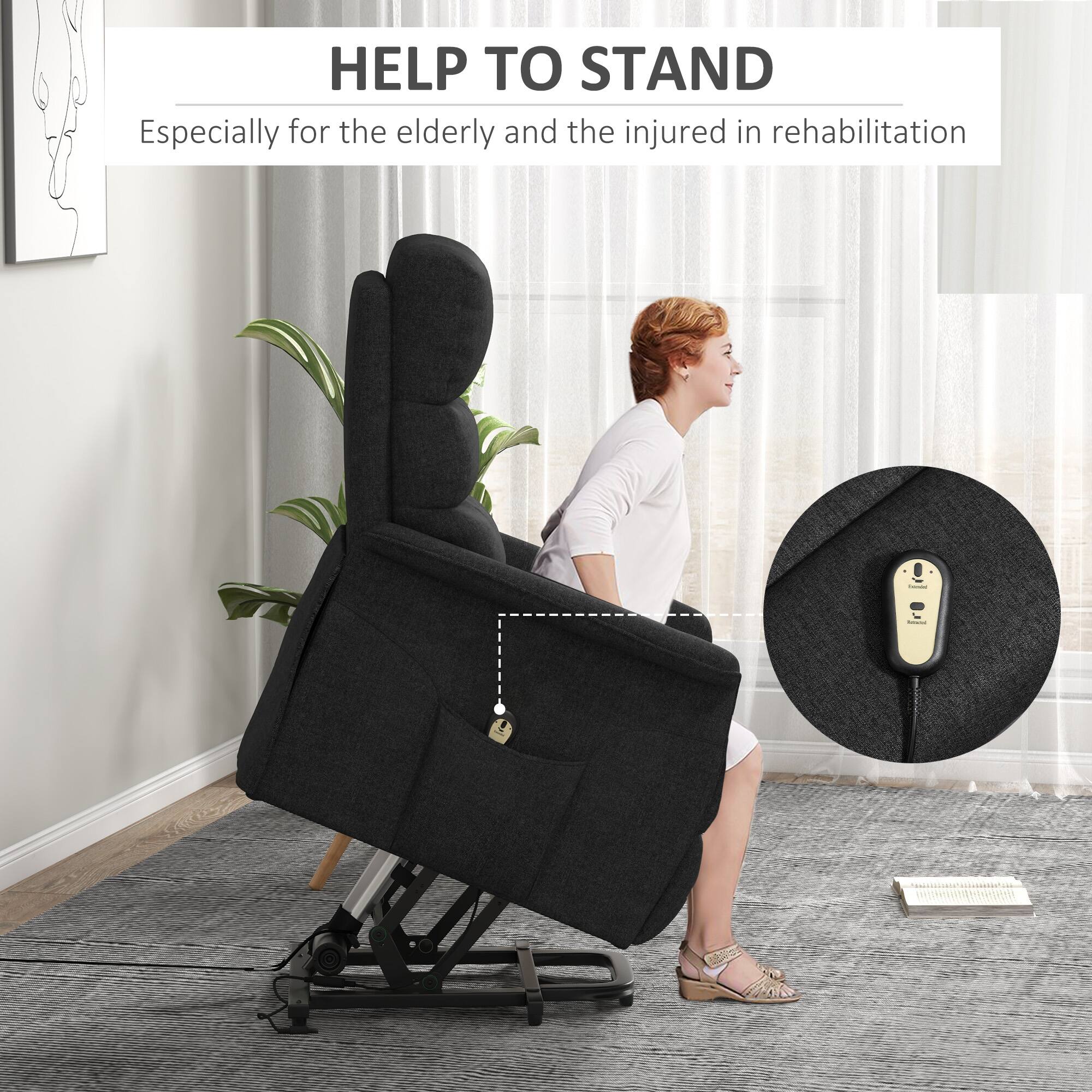 HELP TO STAND Especially for the elderly and the injured in rehabilitation