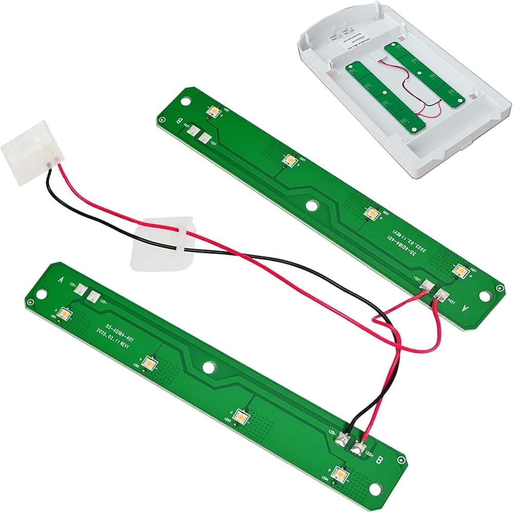 ACJPR - Refrigerator LED Light Module Board for Whirlpool/Maytag, White, PCB Only