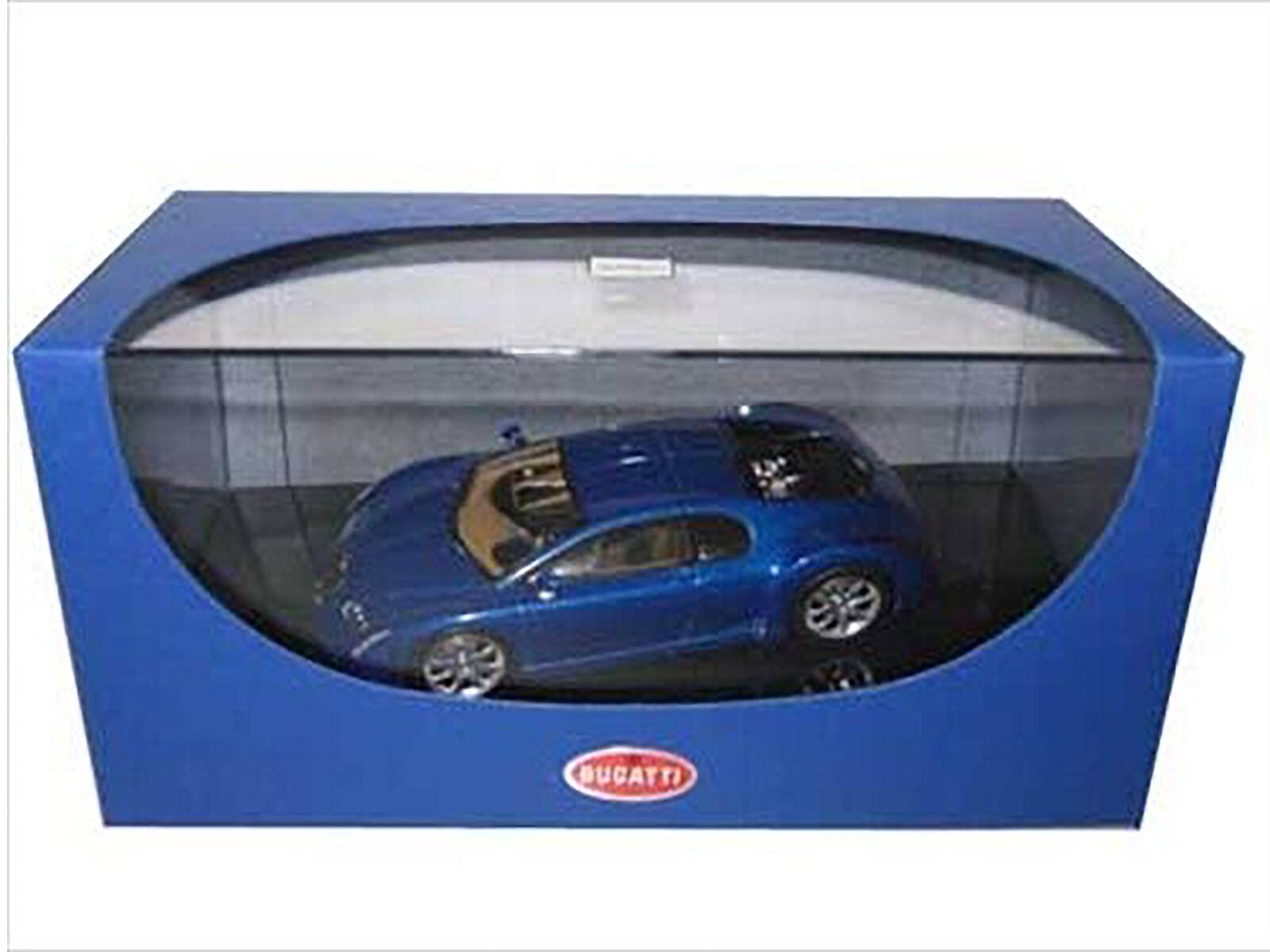 Alt View 2. Autoart - Bugatti Chiron EB 18.3 Blue 1/43 Diecast Model Car by Autoart.