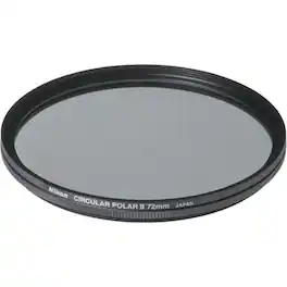 Nikon - 72mm Circular Polarizer II Thin Ring Multi-Coated Glass Filter