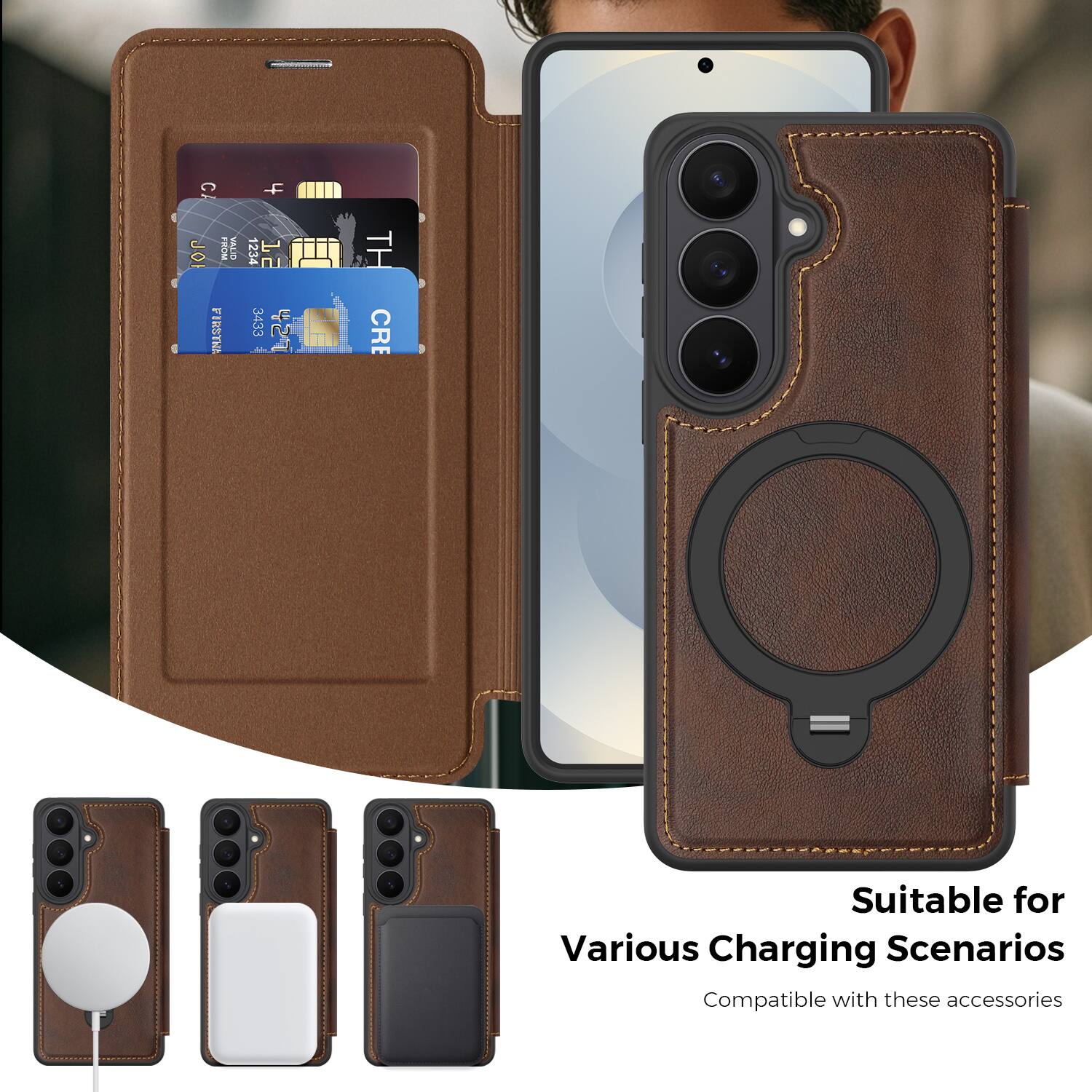 CA + JOI FROM Q7m la FIRSTNA 1234 12 3433 42 d TH CRE

Suitable for Various Charging Scenarios
Compatible with these accessories