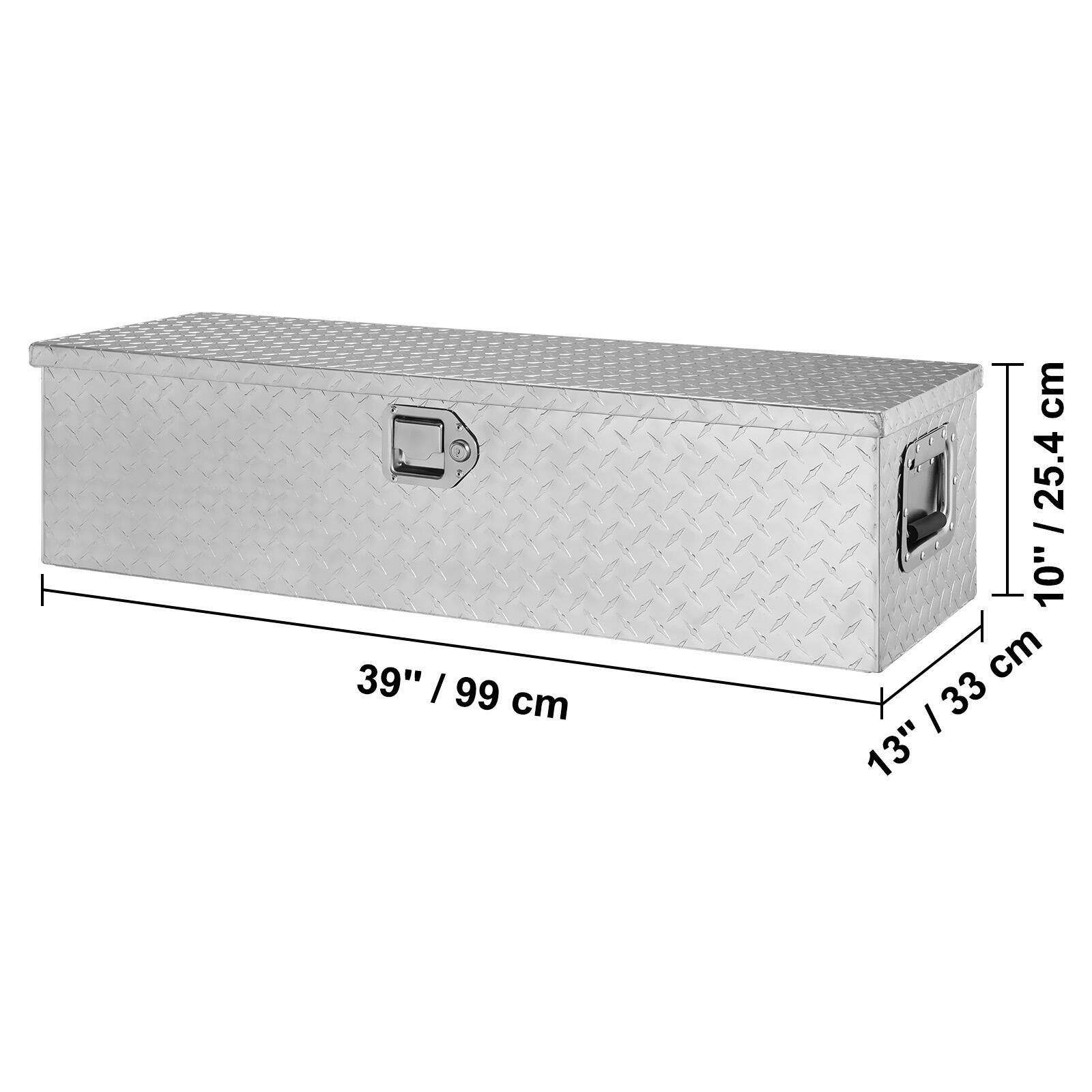 39" / 99 cm  
13" / 33 cm  
10" / 25.4 cm