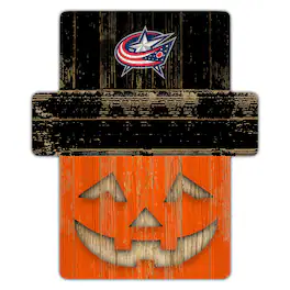 Fan Creations - Columbus Blue Jackets 12" x 12" Jack-O-Lantern Display - Orange
