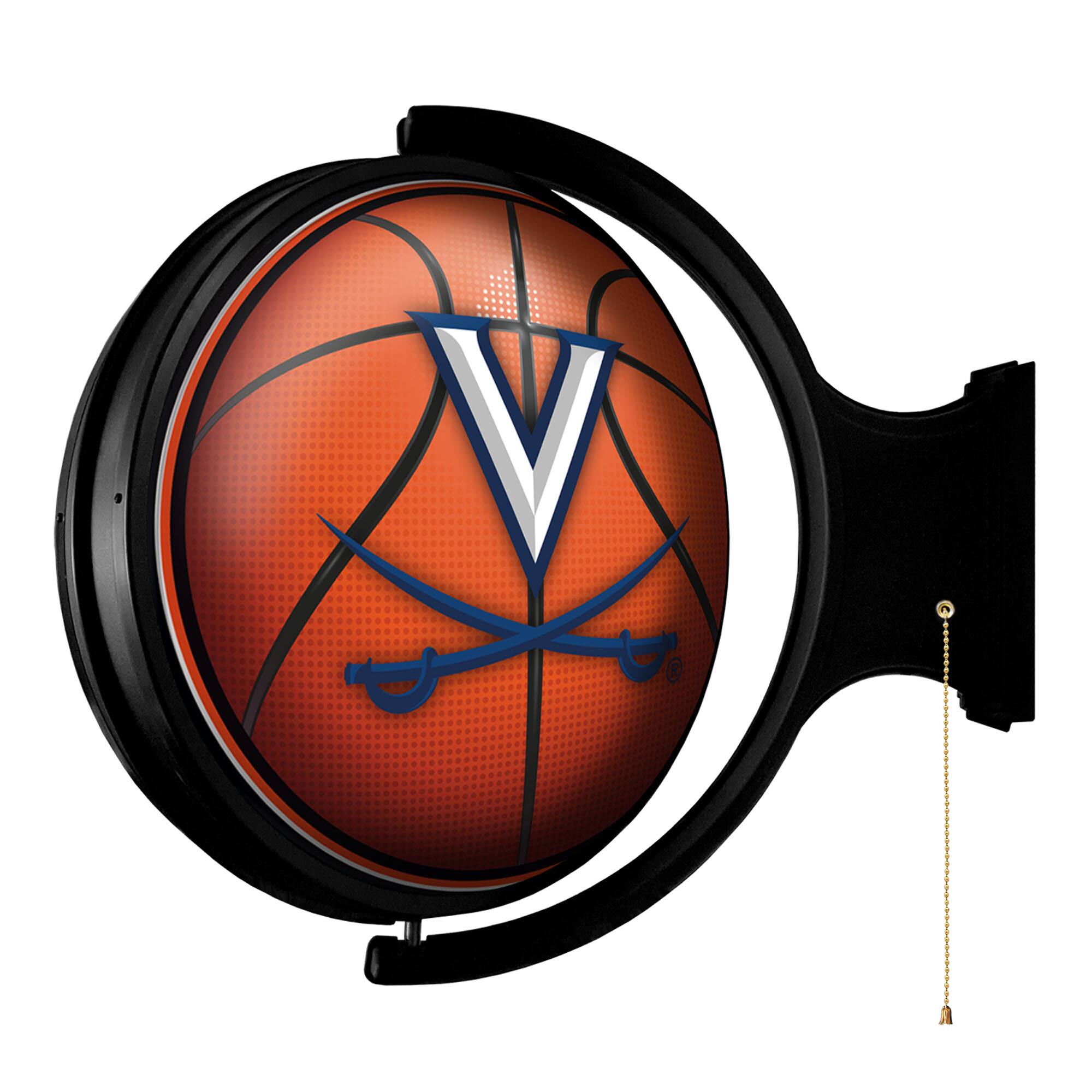 Alt View 1. The Fan-Brand - Virginia Cavaliers Basketball 21'' x 23'' Rotating Lighted Wall Sign - Multicolor.