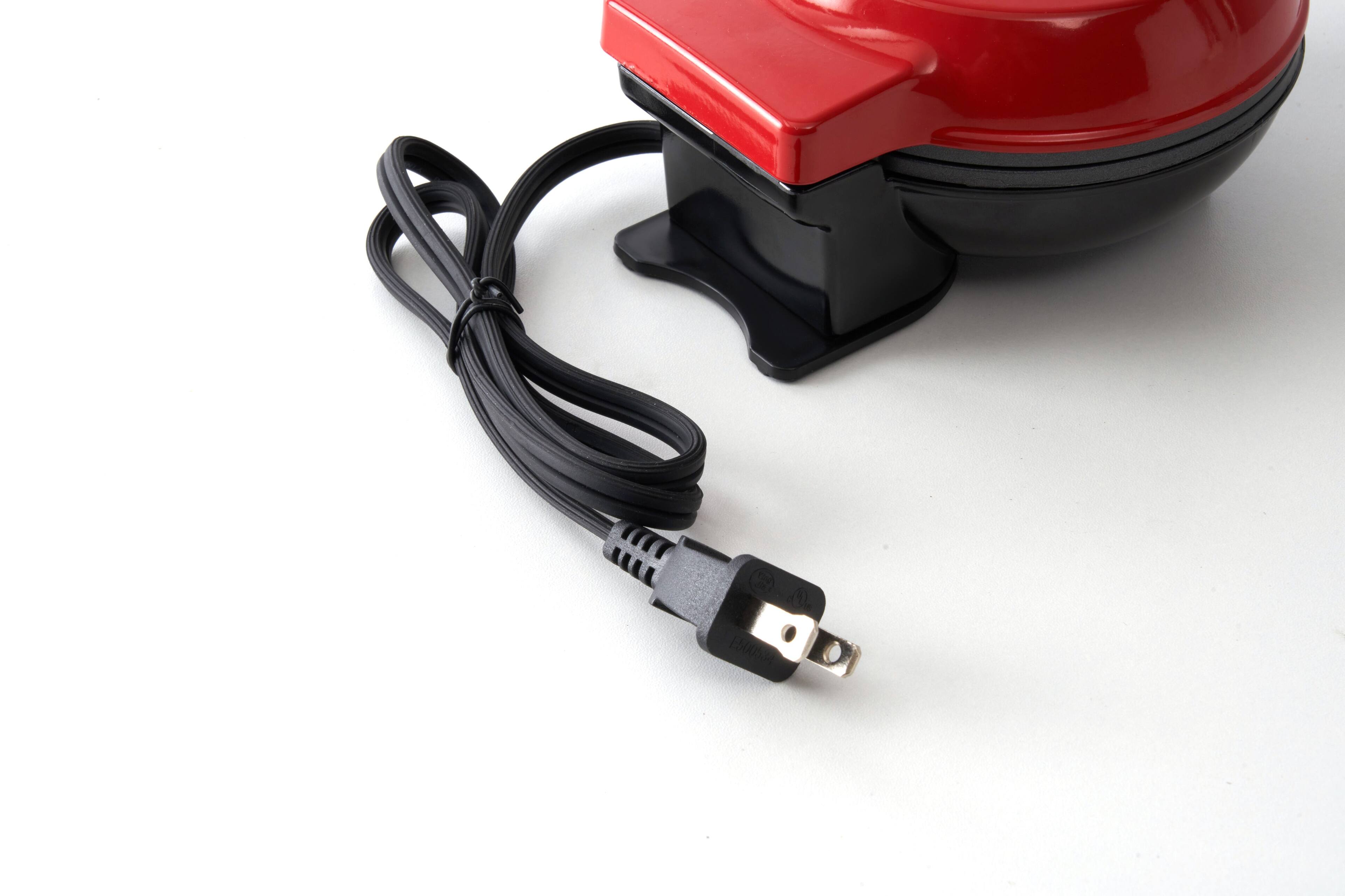 Alt View 6. Uber Appliance - Uber Appliance Mini Waffle Maker - Create Delicious Mini Waffles in Minutes - Red.