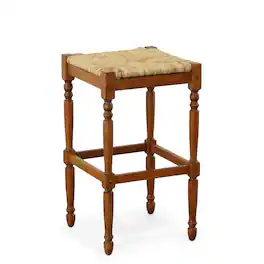 Carolina Chair & Table - Hawthorne 29" Barstool - Walnut - Walnut, Natural
