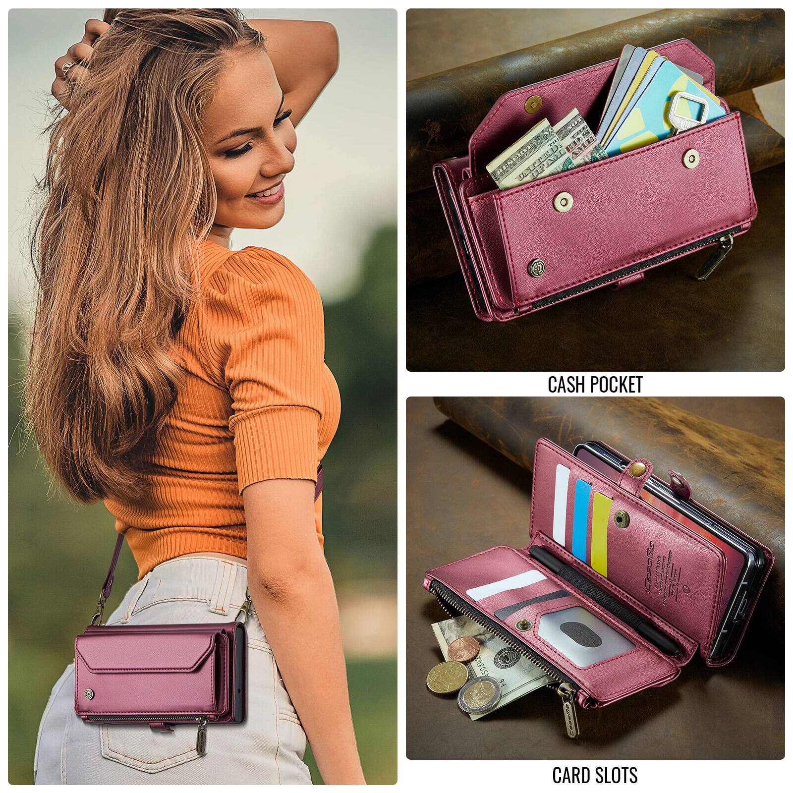 N NOT -- BIAR 30 191 1M HENDIOE RYID CASH POCKET! NO CARD SLOTS