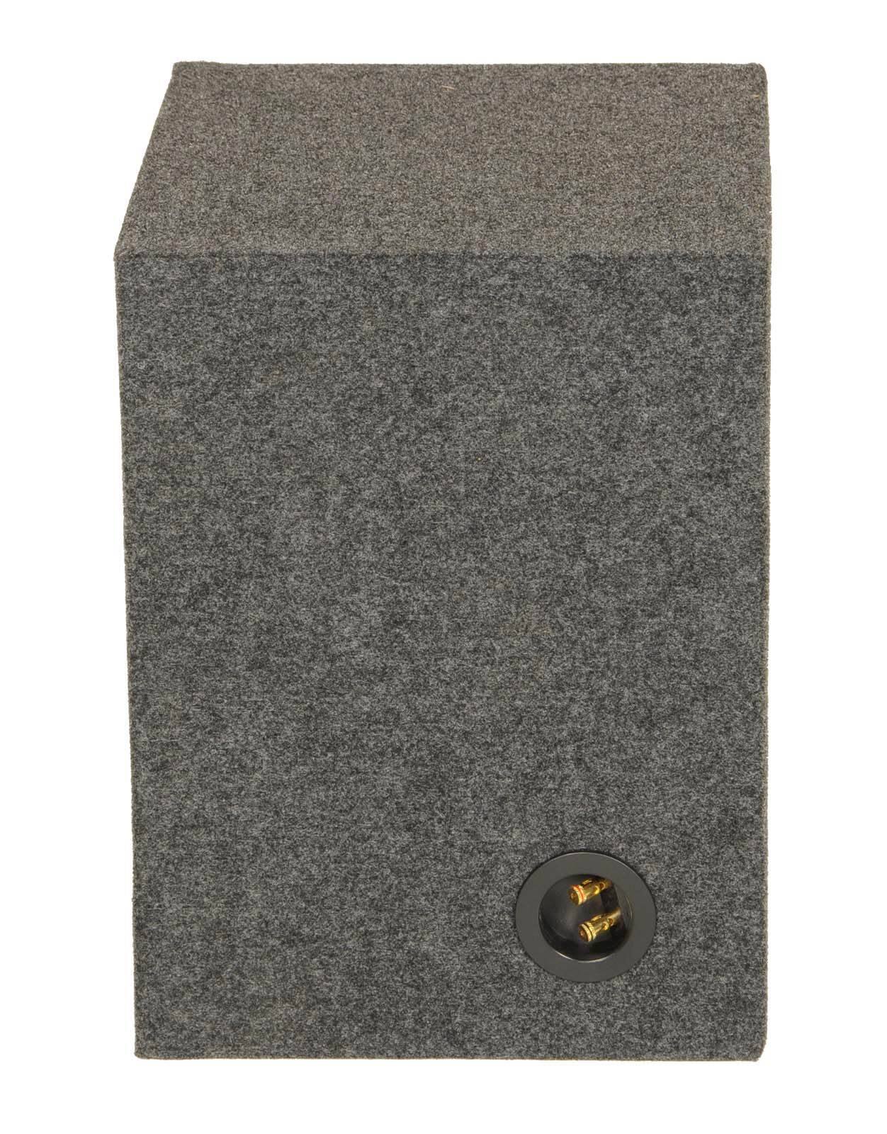 Alt View 3. QPower - Q Power HD110 10" Single Heavy Duty Vented Square Subwoofer Sub Enclosure Box.