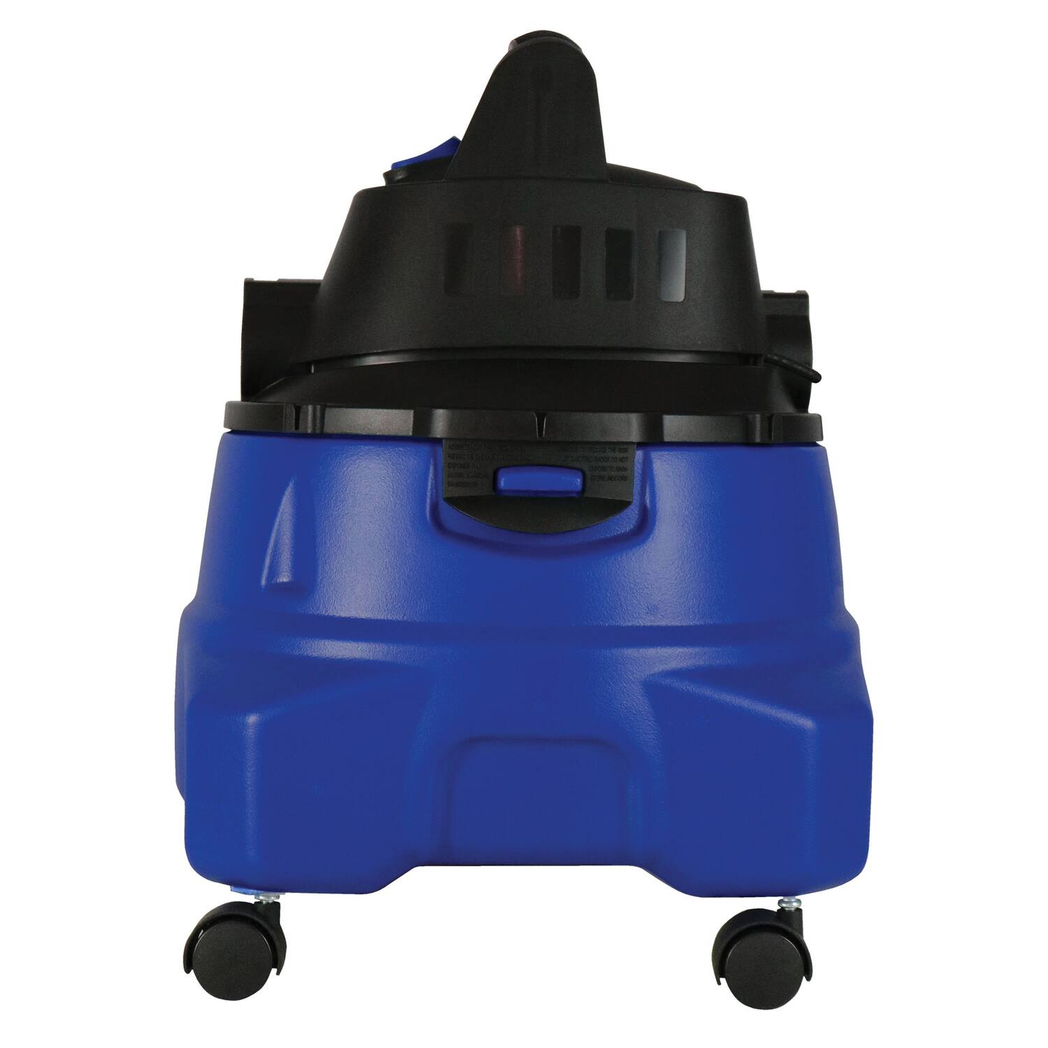 Left. Koblenz - Koblenz 5-Gallon Wet/Dry Cannister Vacuum With Blower and Wheels - Blue.