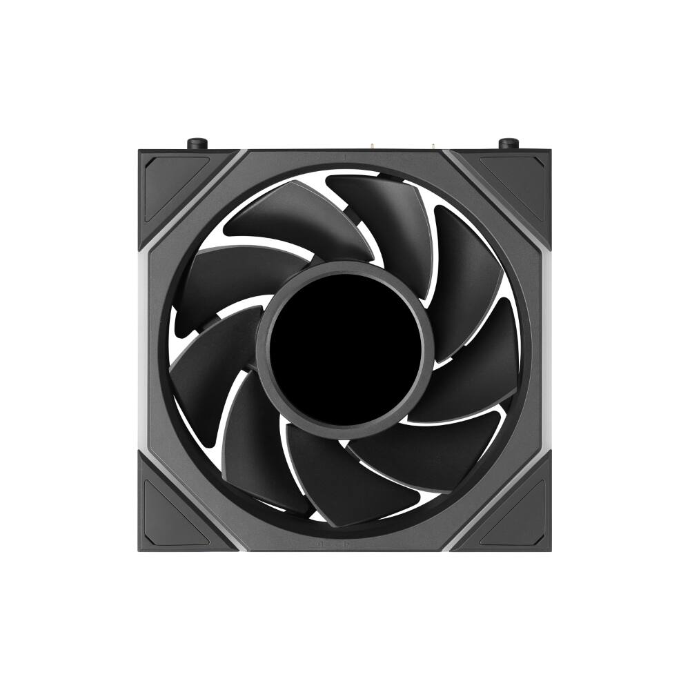 Left. Lian Li - UNI FAN TL LCD Flex 120mm Reverse Blade ARGB Fan, 1 Pack, 1.8-inch LCD Screen, Controller Not Included(12RTLLCD1F1B) - Black.