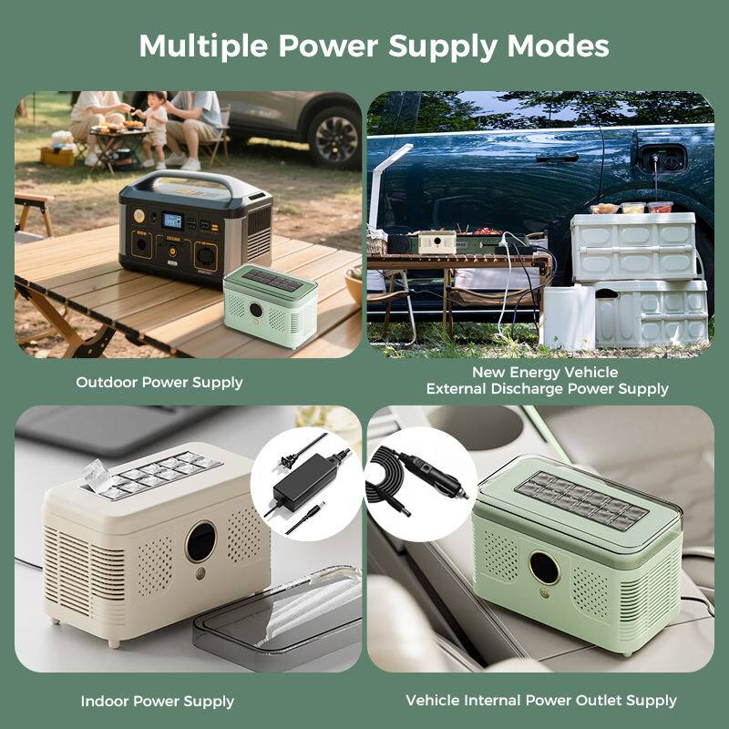 Multiple Power Supply Modes

- Outdoor Power Supply
- New Energy Vehicle External Discharge Power Supply
- Indoor Power Supply
- Vehicle Internal Power Outlet Supply