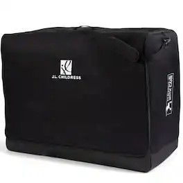 J.L. Childress - Universal Stroller Travel Bag - Fits Most Baby Strollers, For Gate or Luggage Check, AirTag Compatible - Black