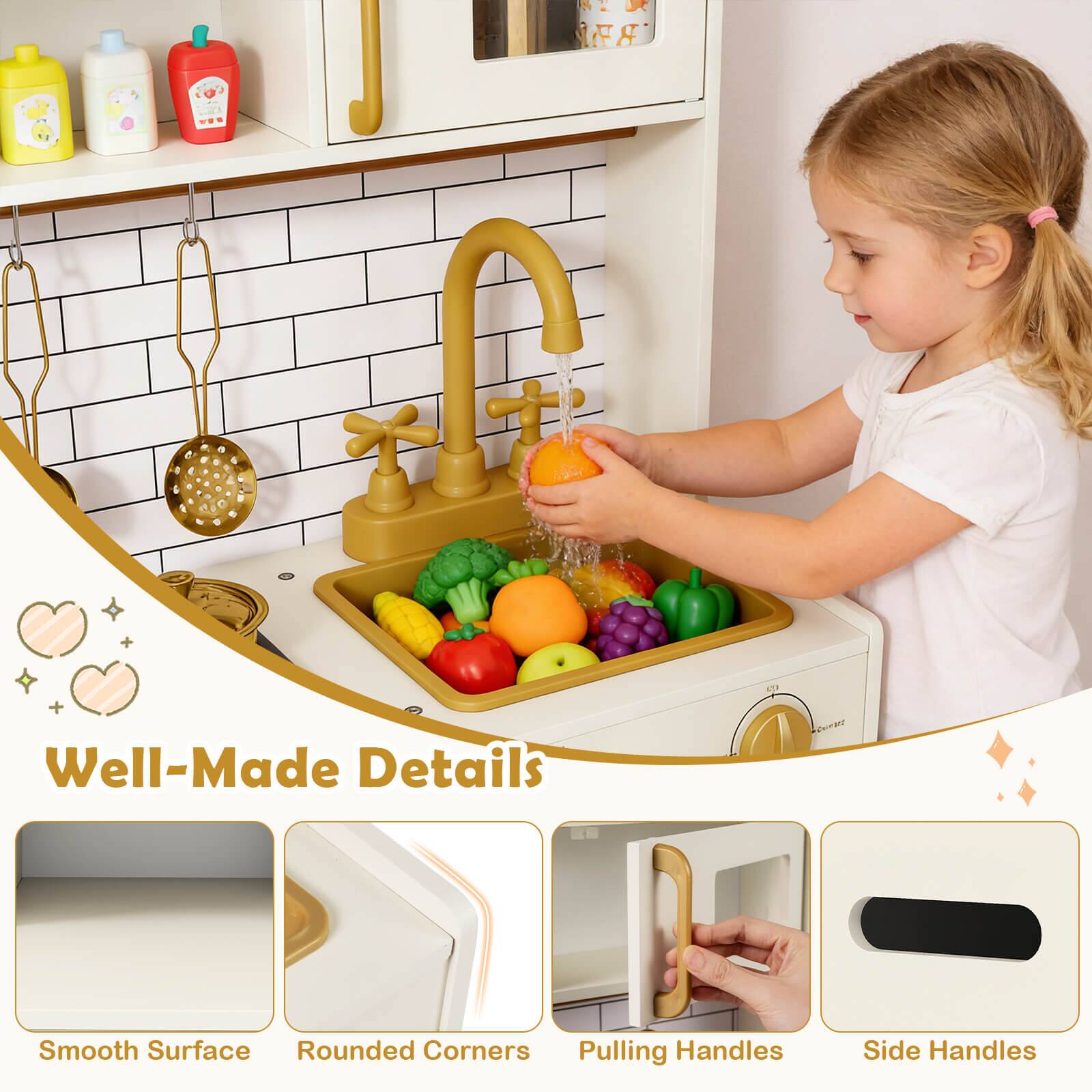 Well-Made Details  
Smooth Surface  
Rounded Corners  
Pulling Handles  
Side Handles