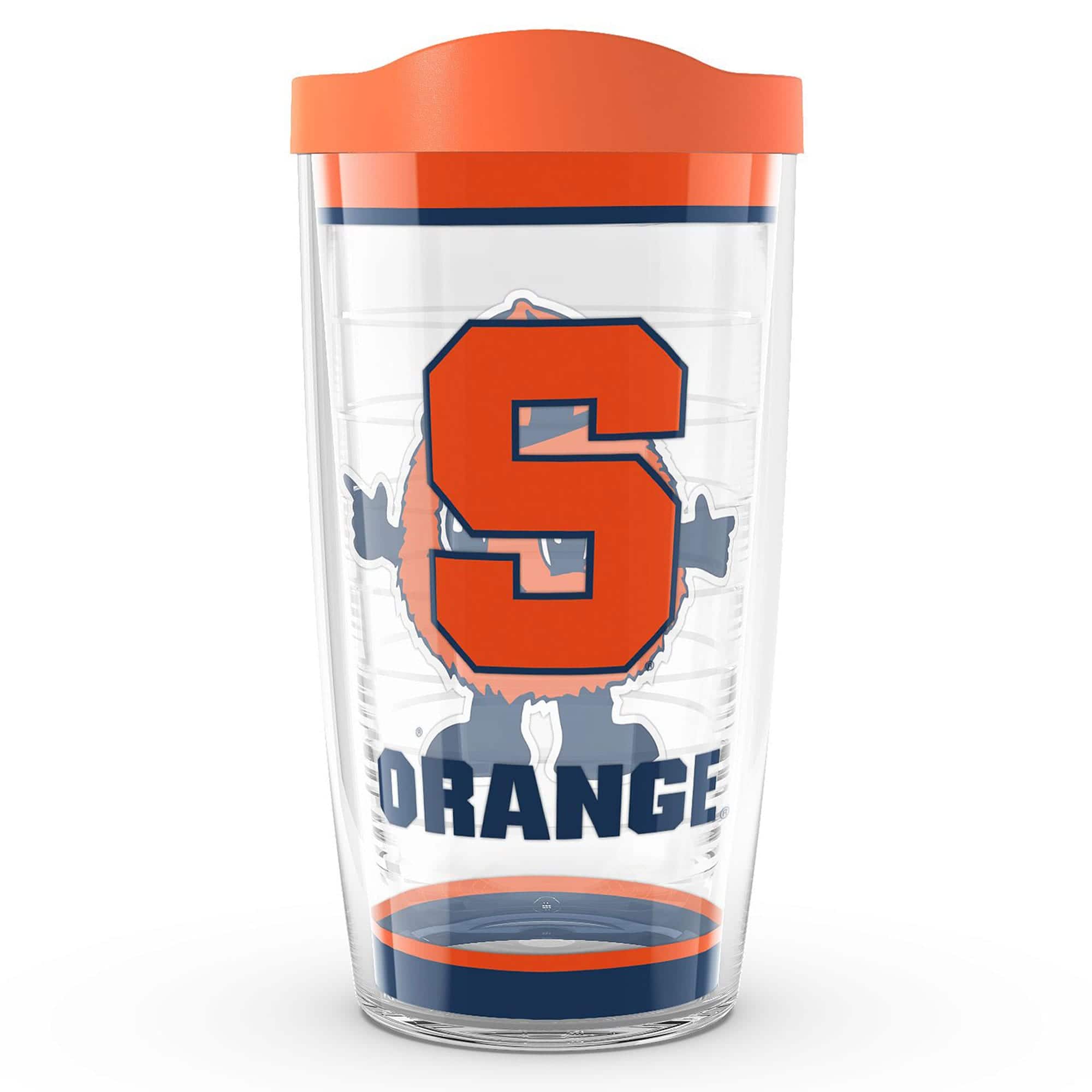 Front. Tervis - Syracuse Orange 16oz. Tradition Classic Tumbler - Multicolor.