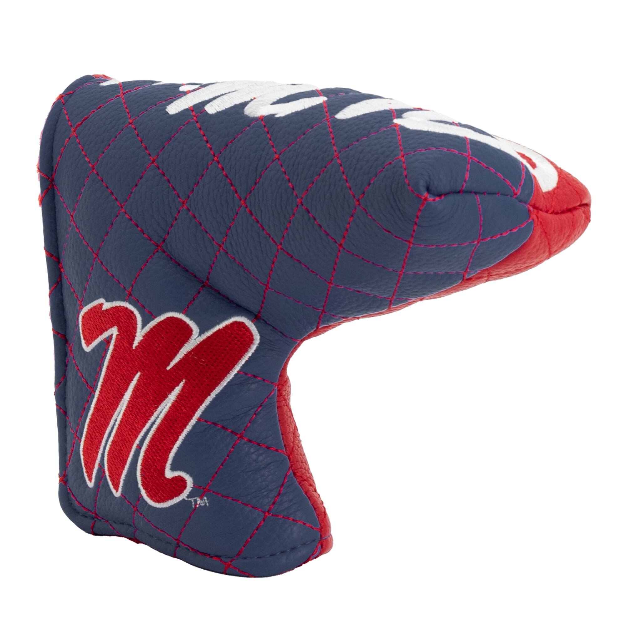 Alt View 2. Team Golf - Ole Miss Rebels Quilted Blade Putter Cover - Multicolor.