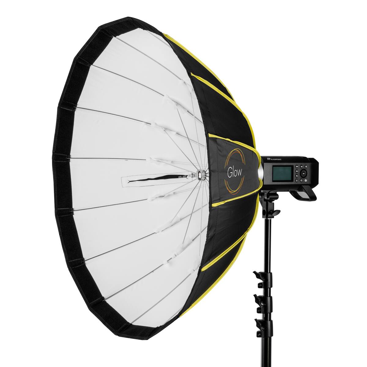 Alt View 7. Glow - Glow EZ Lock Parabolic Softbox For XPLOR 300/400 Direct Mount, 33.4" -White.