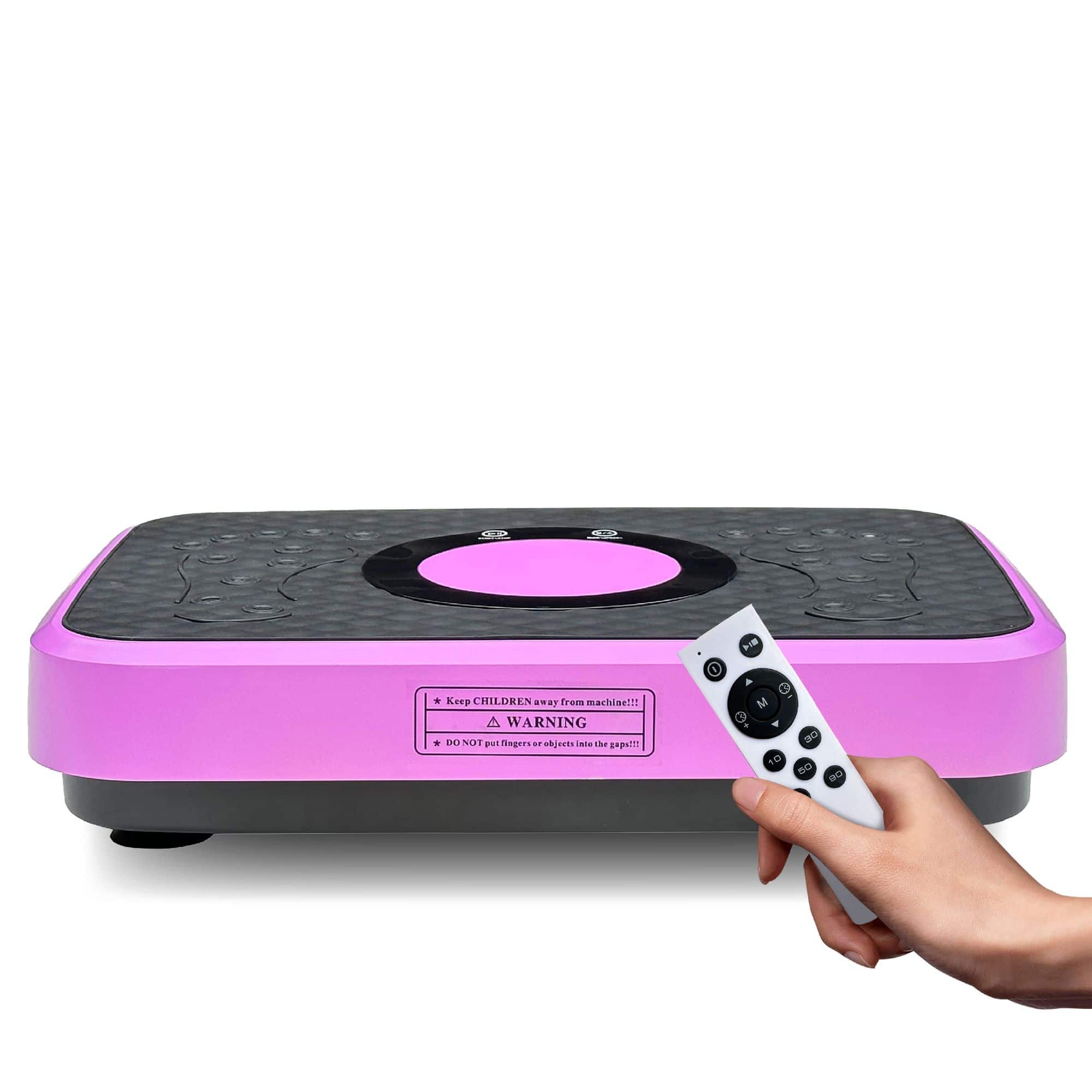 Akoasm - Vibration Plate Exercise Machine for Lymphatic Drainage, Shaking Workout Board with 120 Speed Levels - Purple