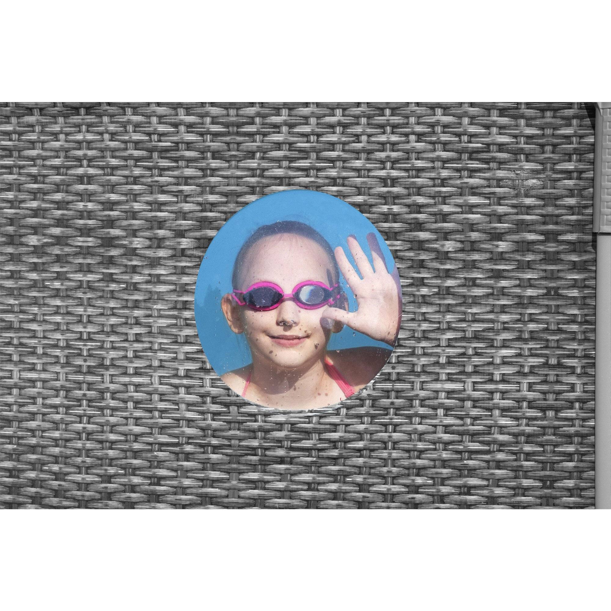 Alt View 5. Coleman - Coleman Power Steel 22' x 52" Round Frame Above Ground Swimming Pool Set, Gray - Gray.