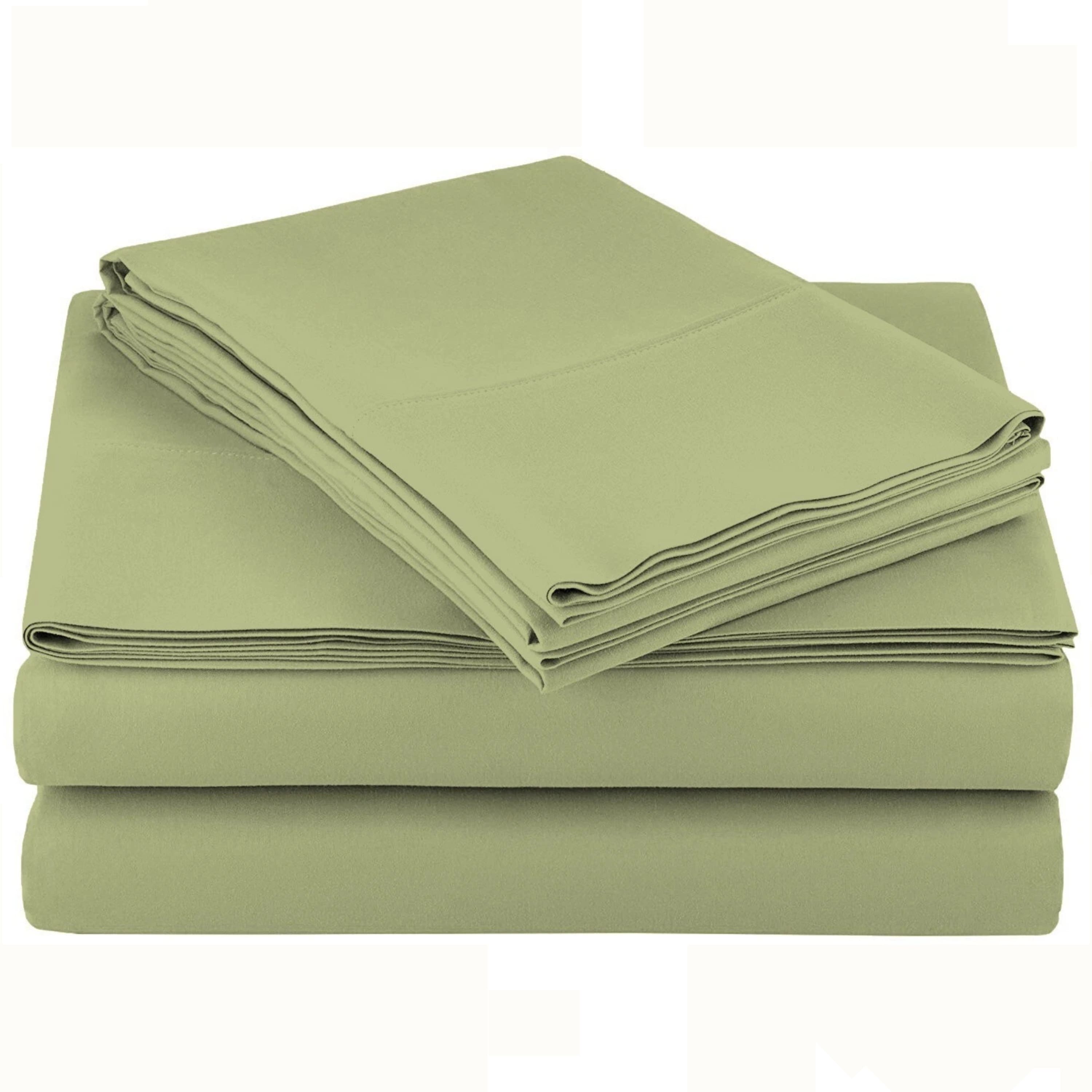 Kitcheniva - 4 Piece Bed Sheet Set Microfiber Comfort Ultra Soft Deep Pocket Sheets King - Sage Green price history on PriceWatchPro