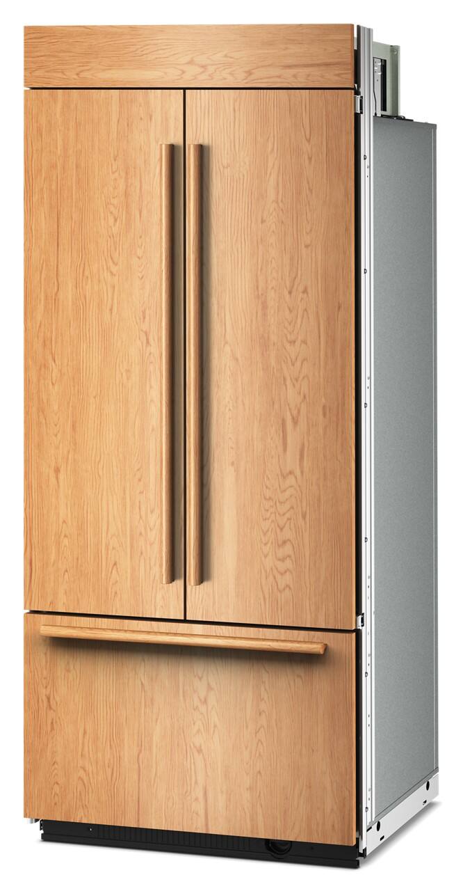 Alt View 7. KitchenAid - 36" wide 20.8 cu. ft.  Built-In Panel-Ready (not included) French Door Bottom Mount Refrigerator with Platinum Interior - Panel Ready.