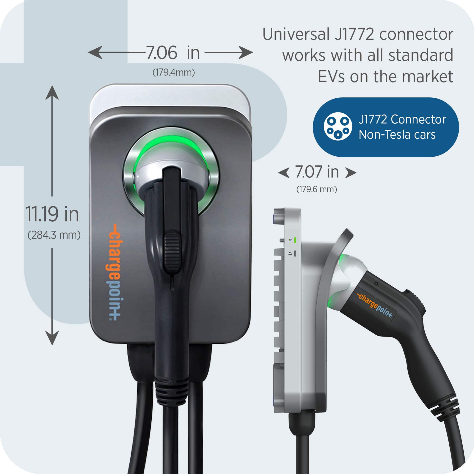 Charge Point Home Flex Level 2 WiFi NEMA 14 50 Plug Electric