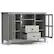 Alt View 1. Simpli Home - Artisan SOLID WOOD 53 inch Wide Contemporary TV Media Stand in Fog Grey For TVs up to 60 inches - Fog Grey.